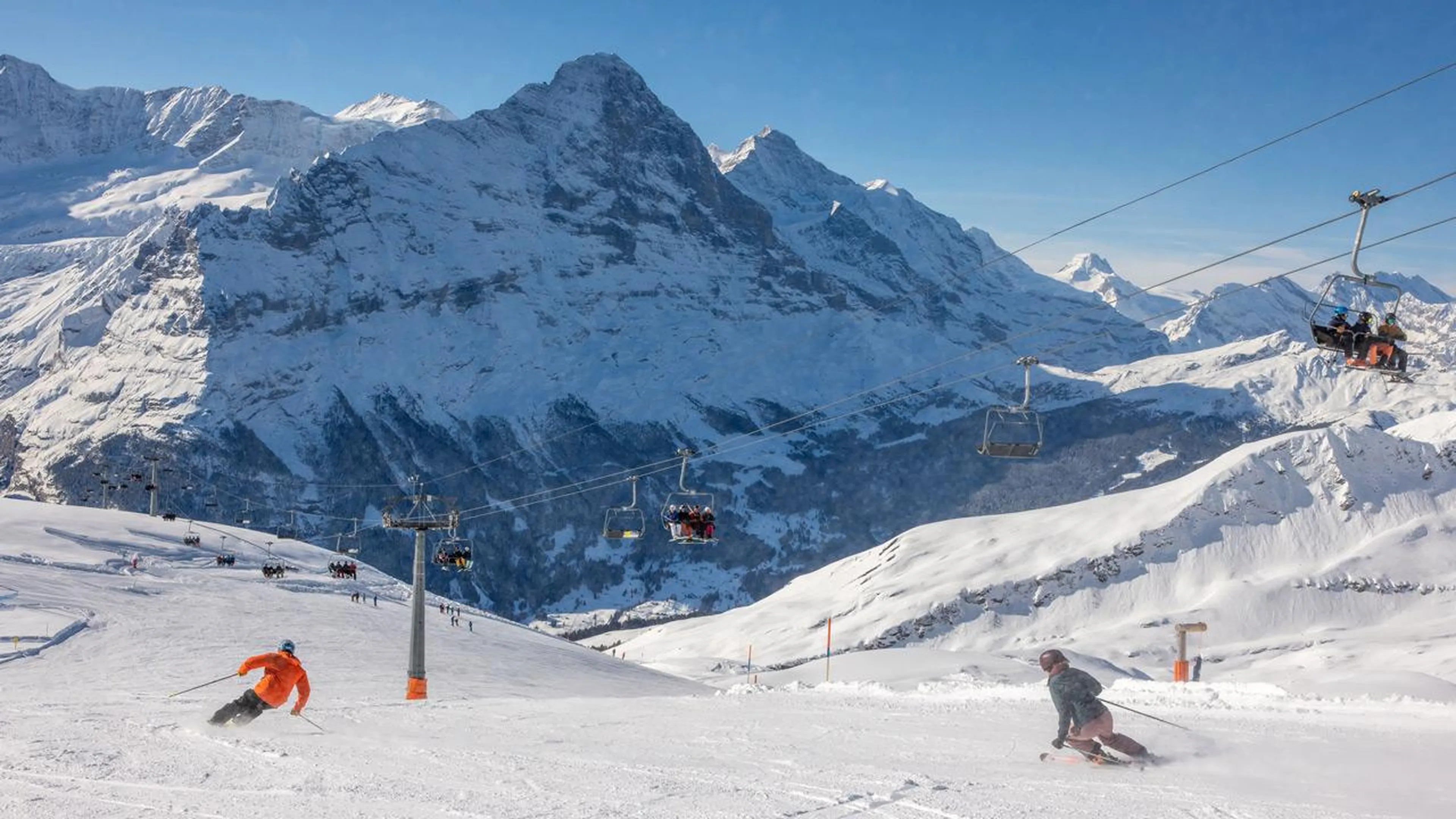 Skiing in Grindelwald