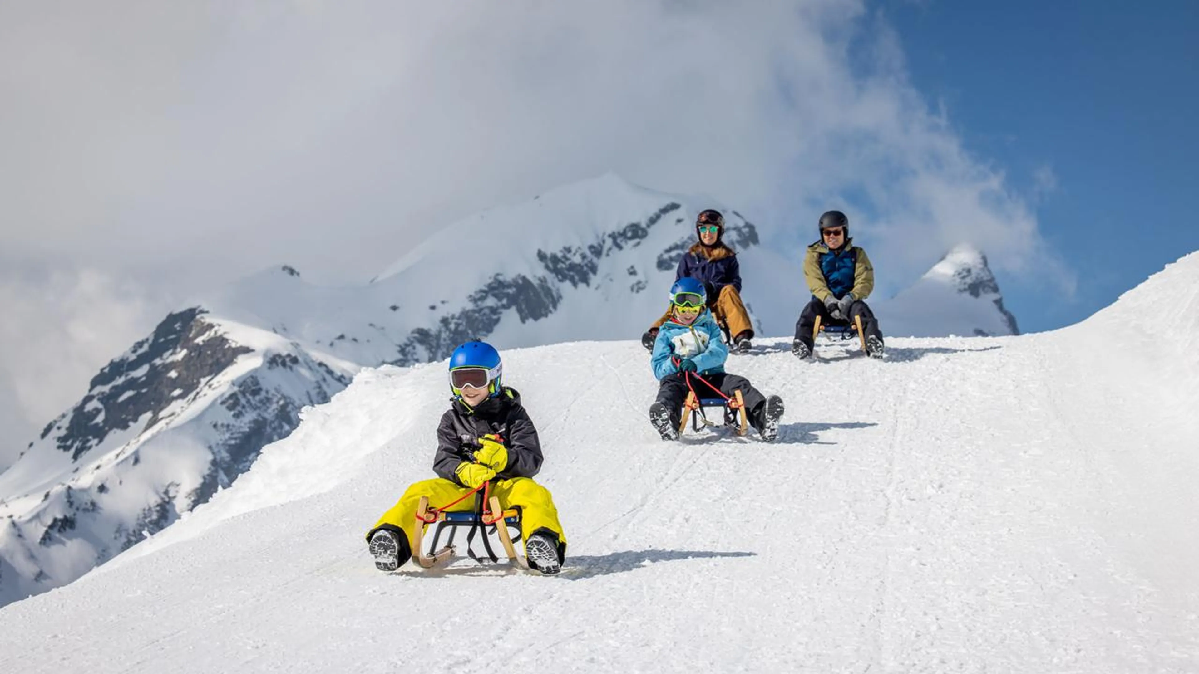 Tobogganing in Grindelwald
