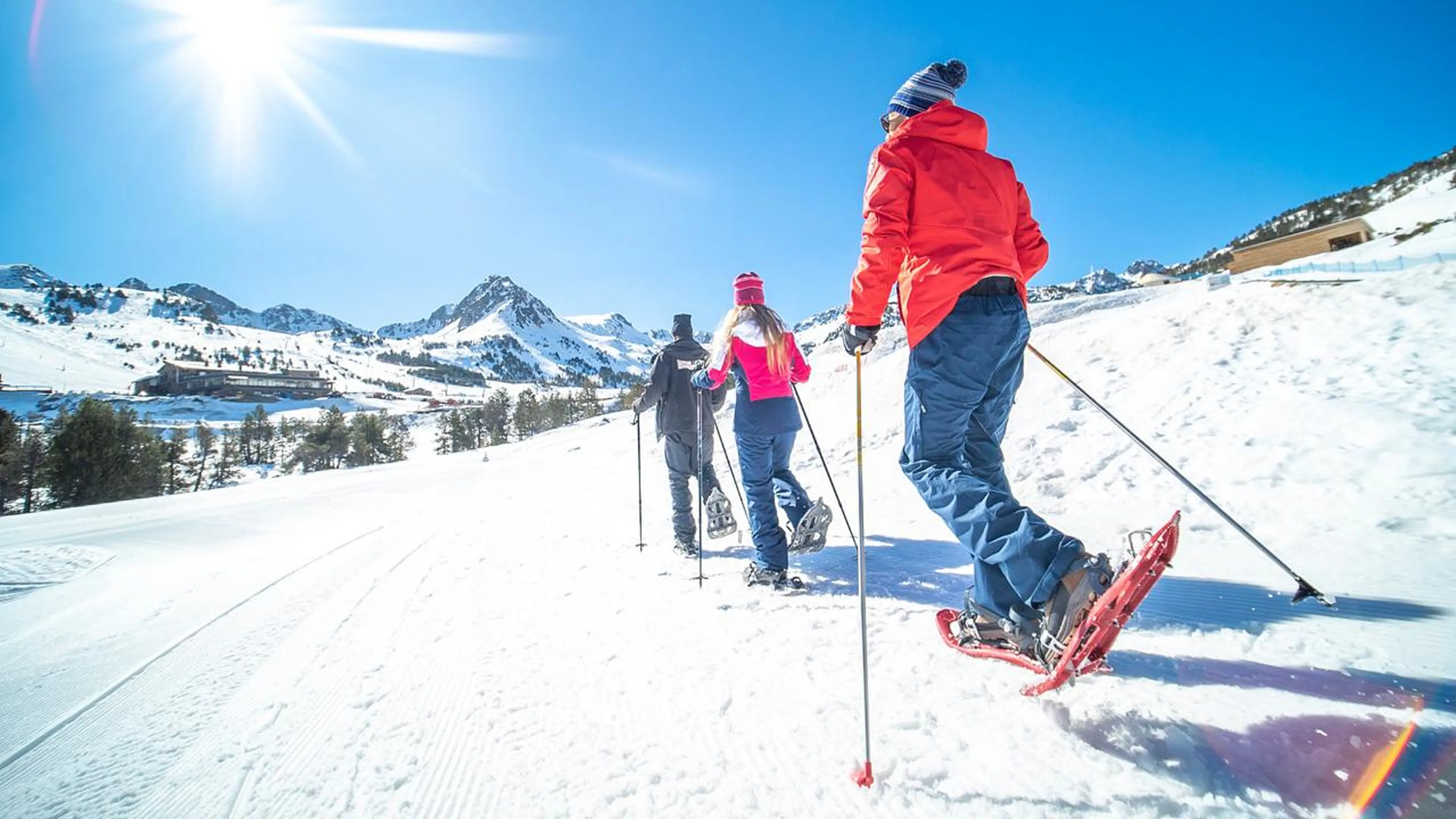 Snowshoeing in Soldeu