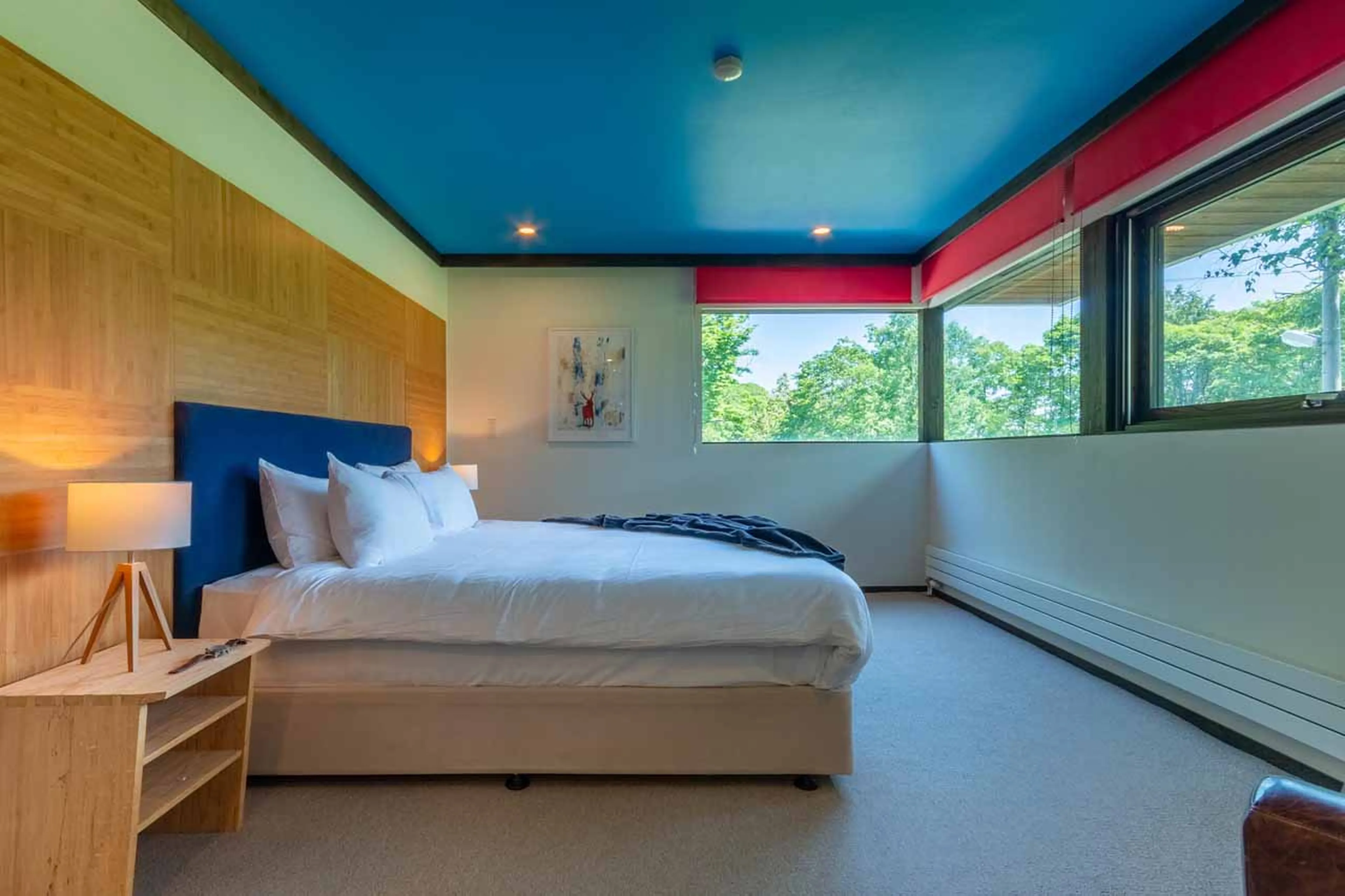 Bedroom one at Gustav's Hideaway in Niseko