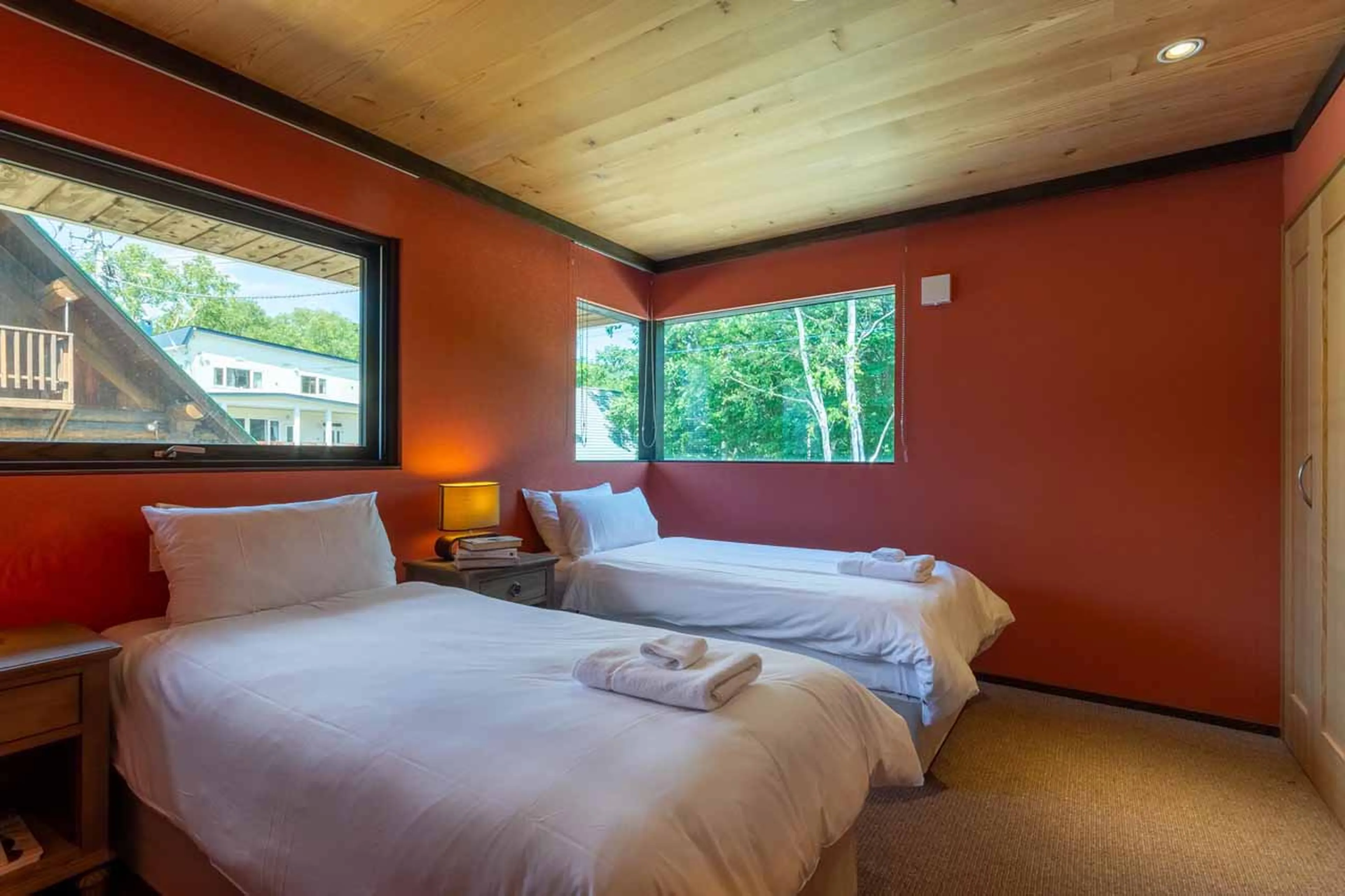 Bedroom three at Gustav's Hideaway in Niseko