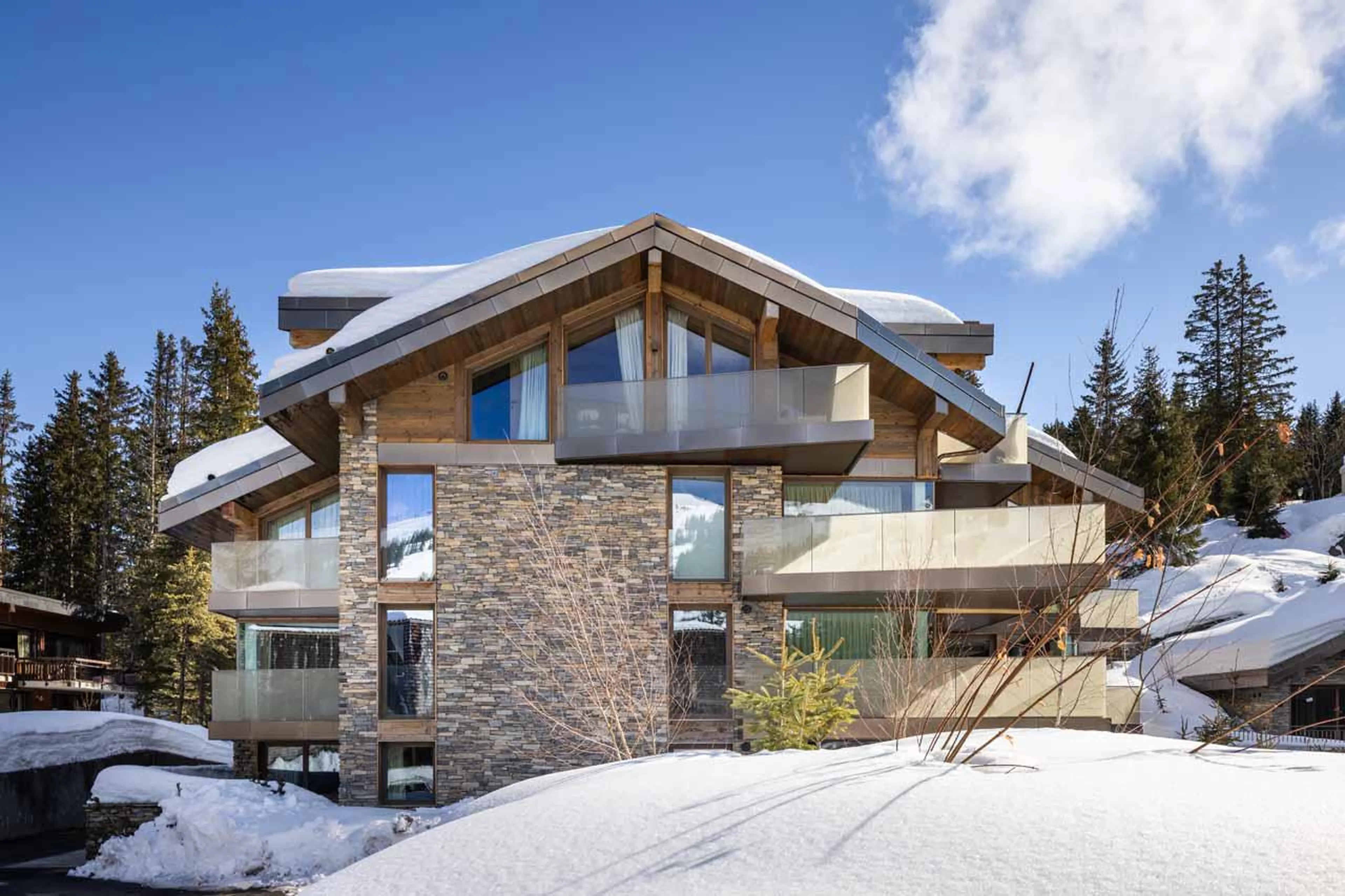 Exterior of Sasha Apartment 3, Courchevel 1850