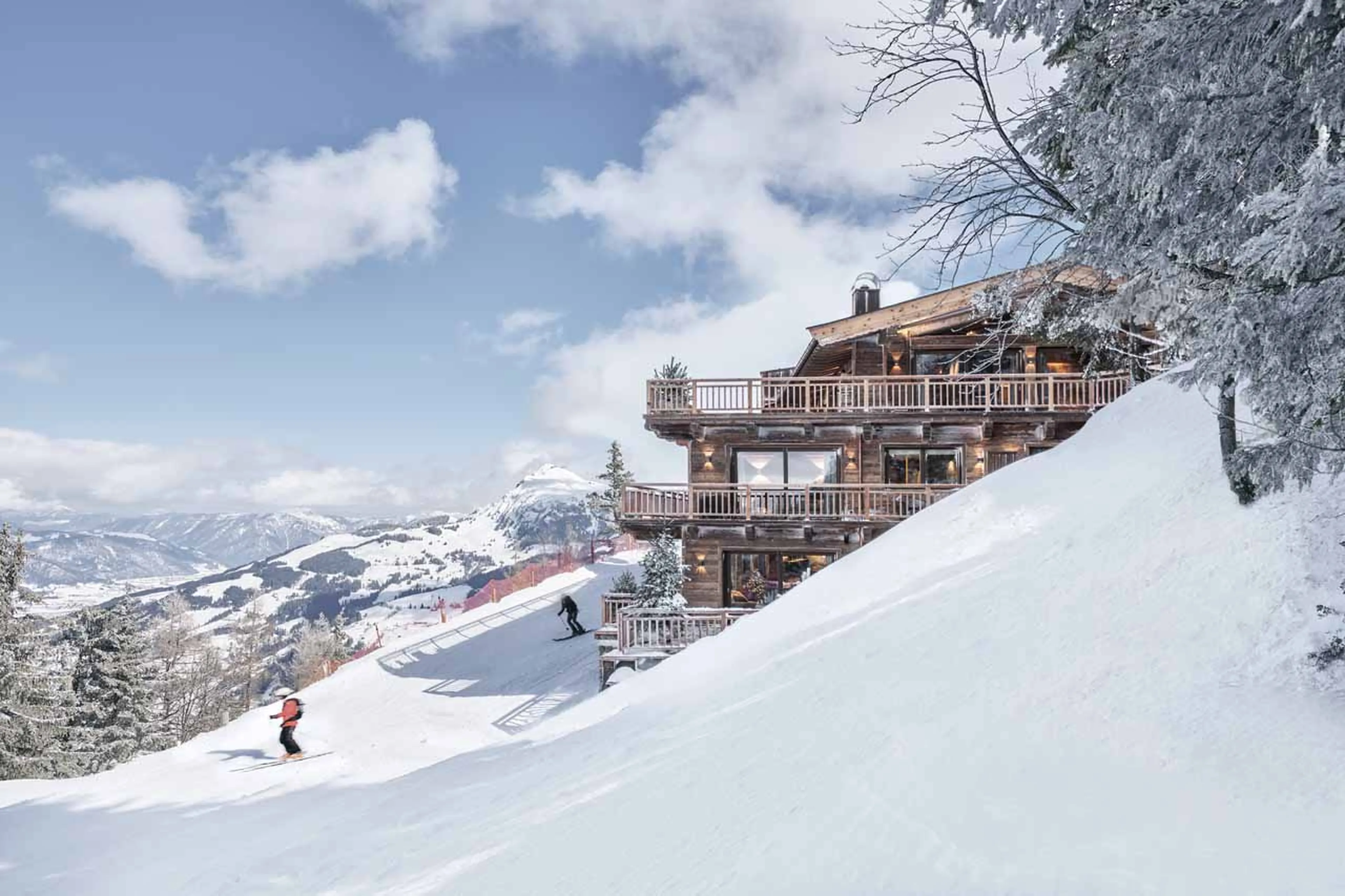 Ski-in/ski-out at Hahnenkamm Lodge in Kitzbuhel