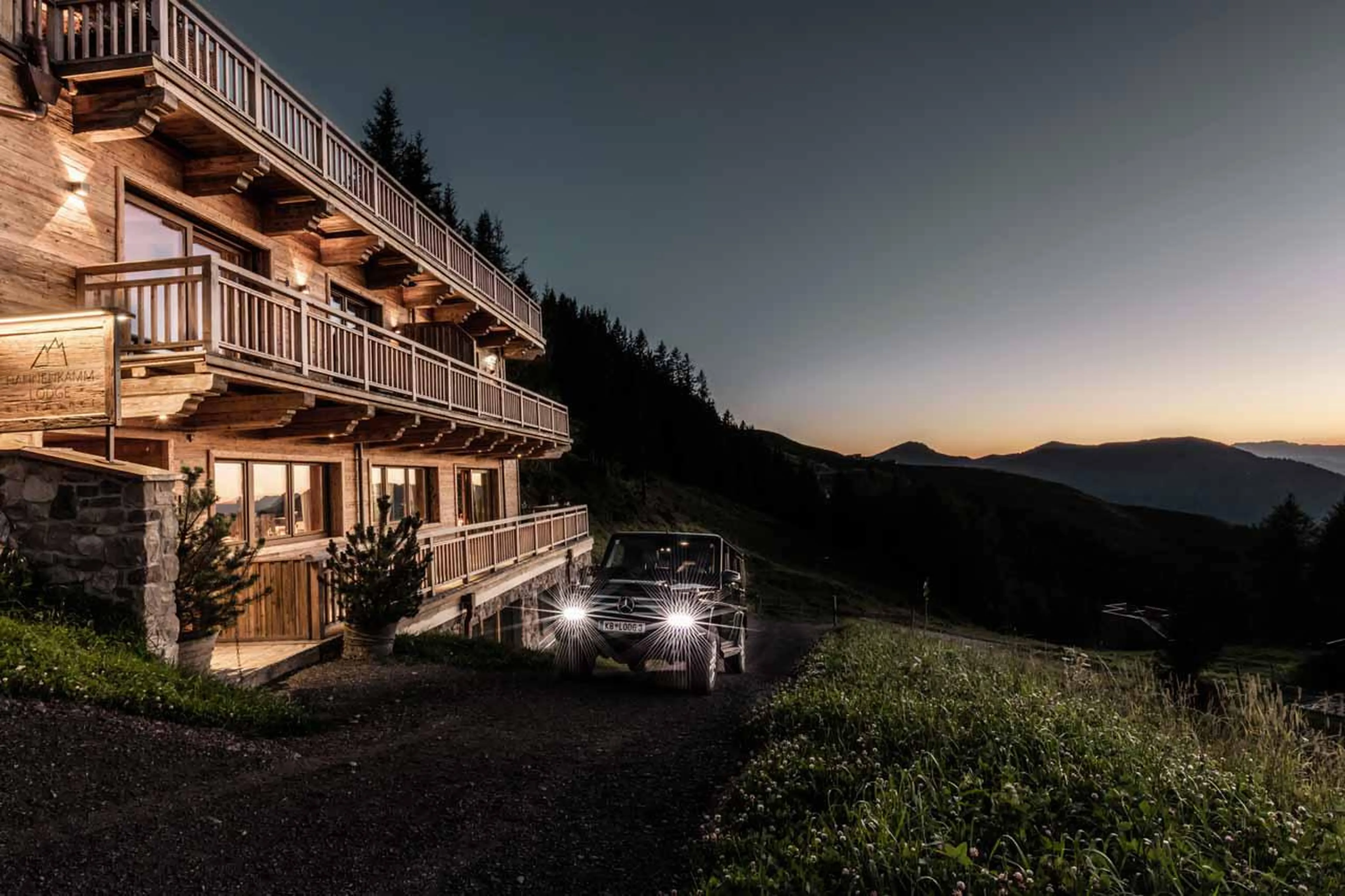 Chalet views at Hahnenkamm Lodge in Kitzbuhel