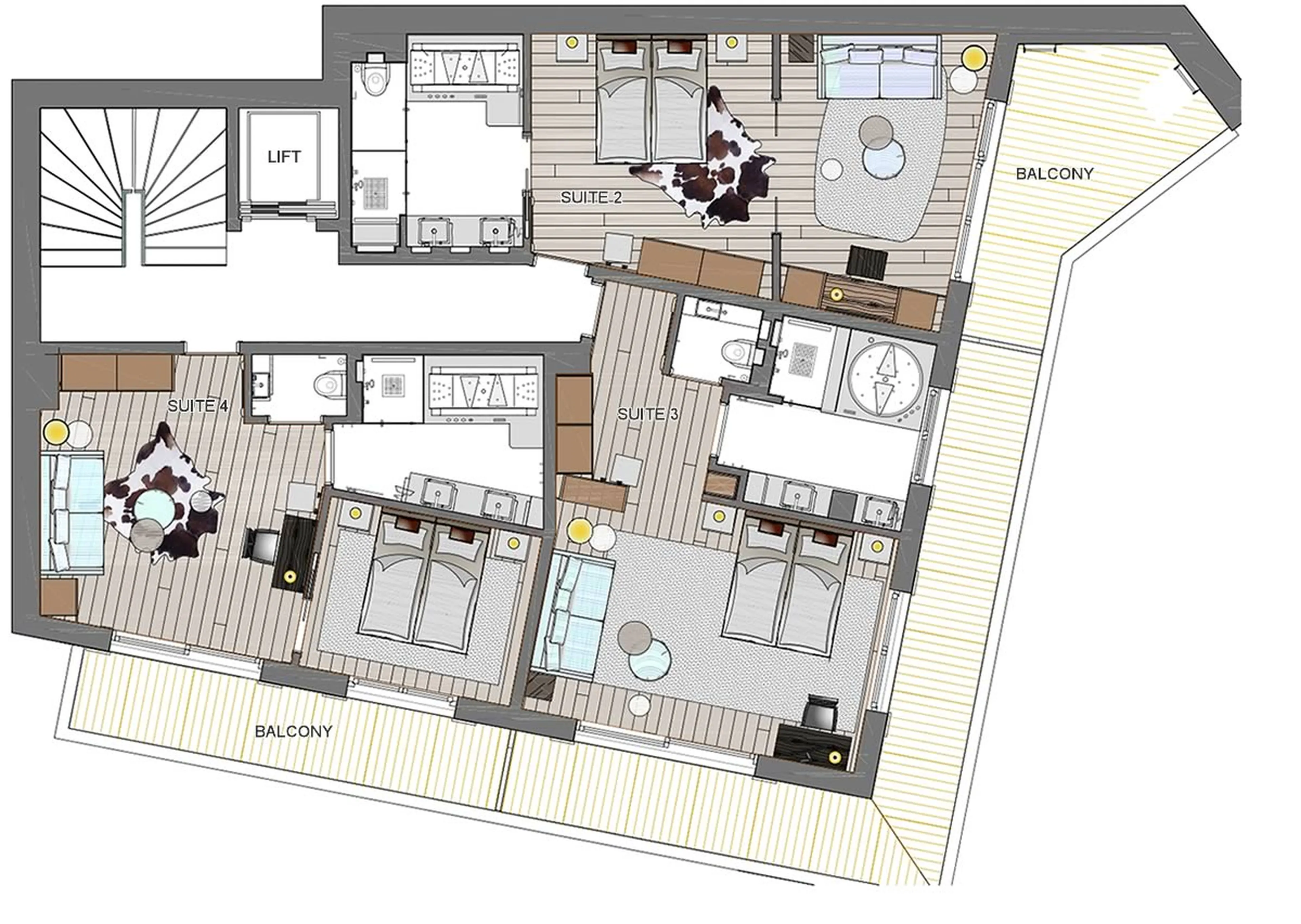 Level 1 Hahnenkamm Lodge in Kitzbuhel