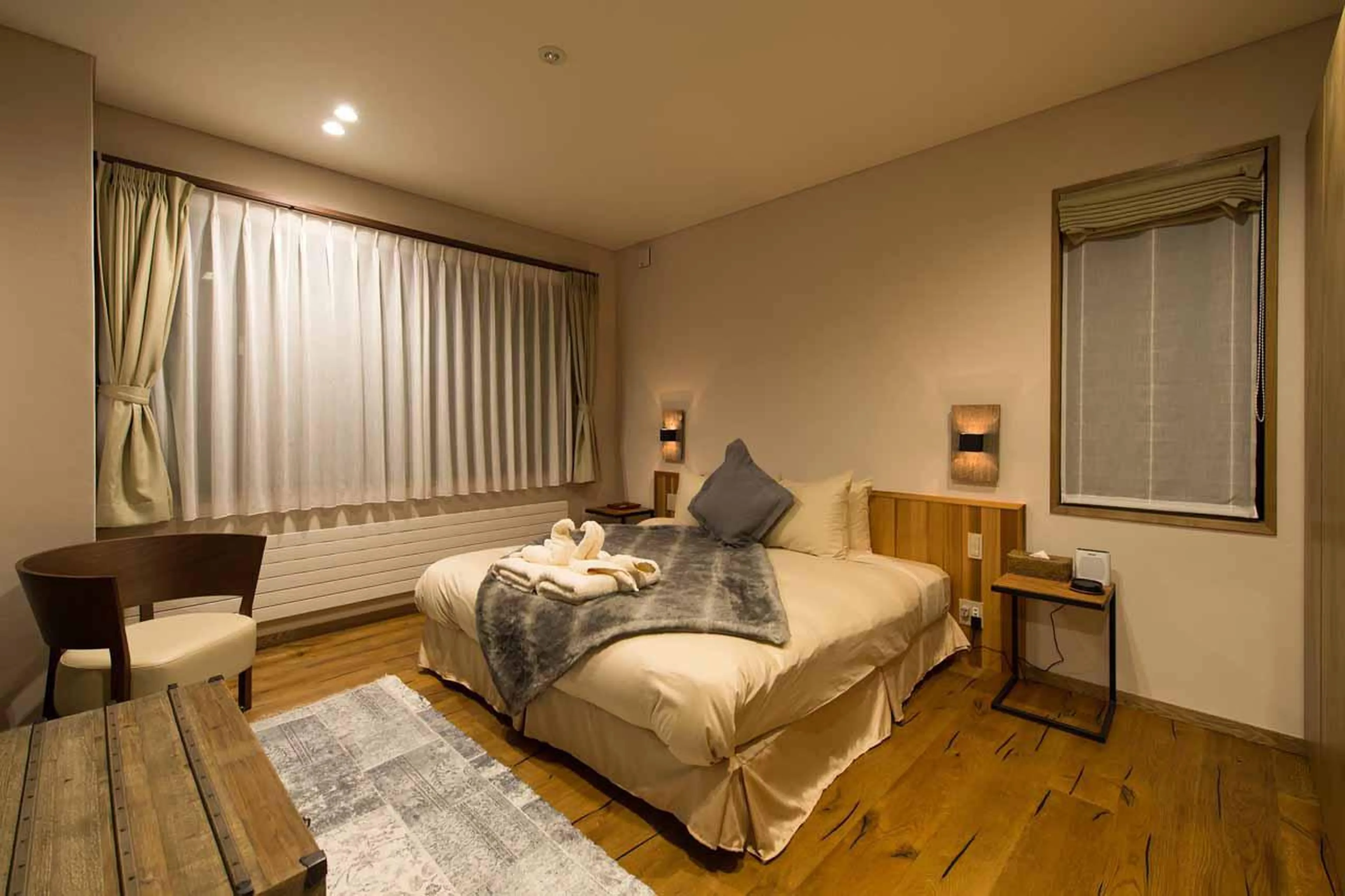 Double bedroom in Hakuchozan in Niseko