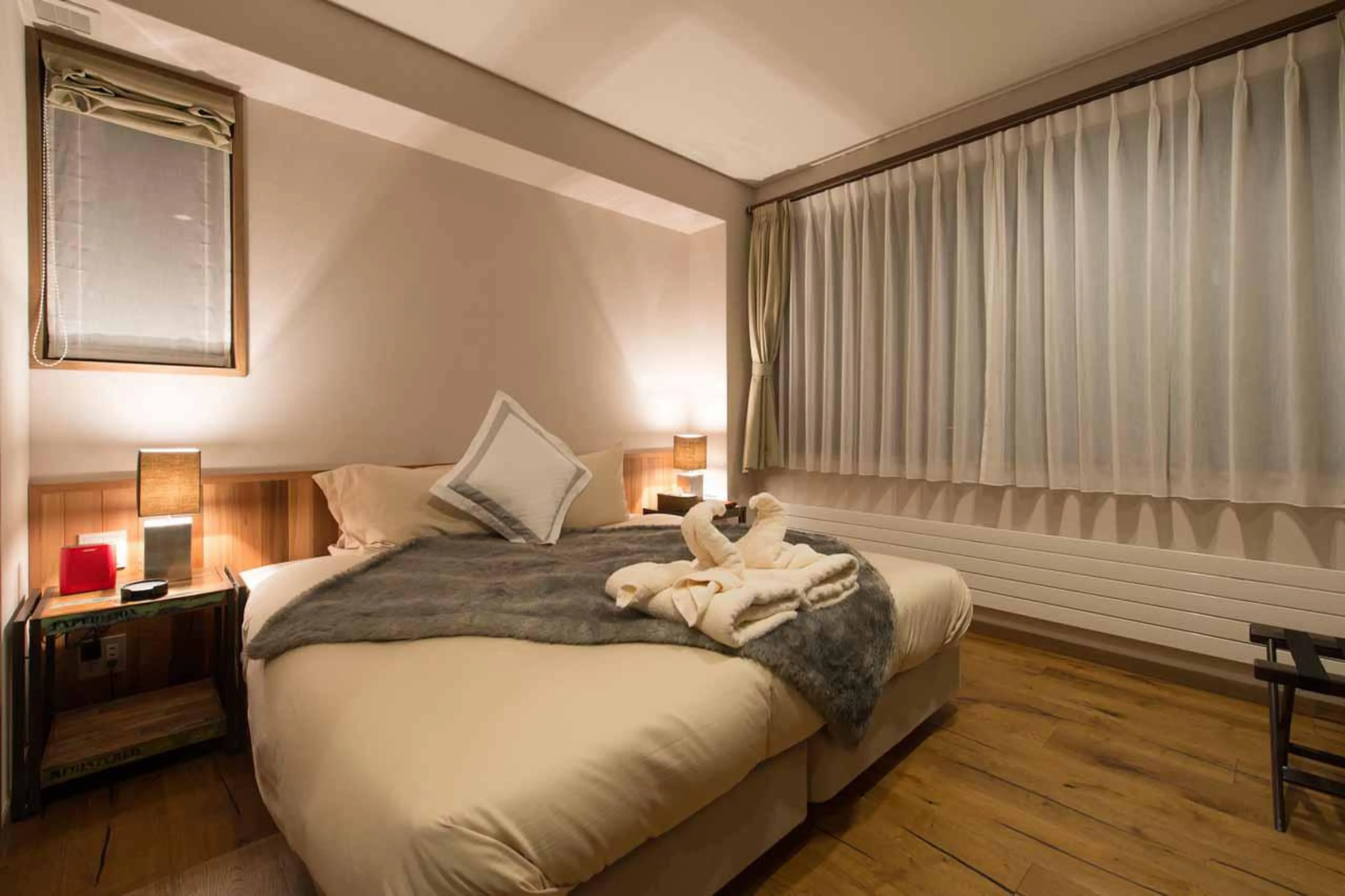 Double bedroom in Hakuchozan in Niseko