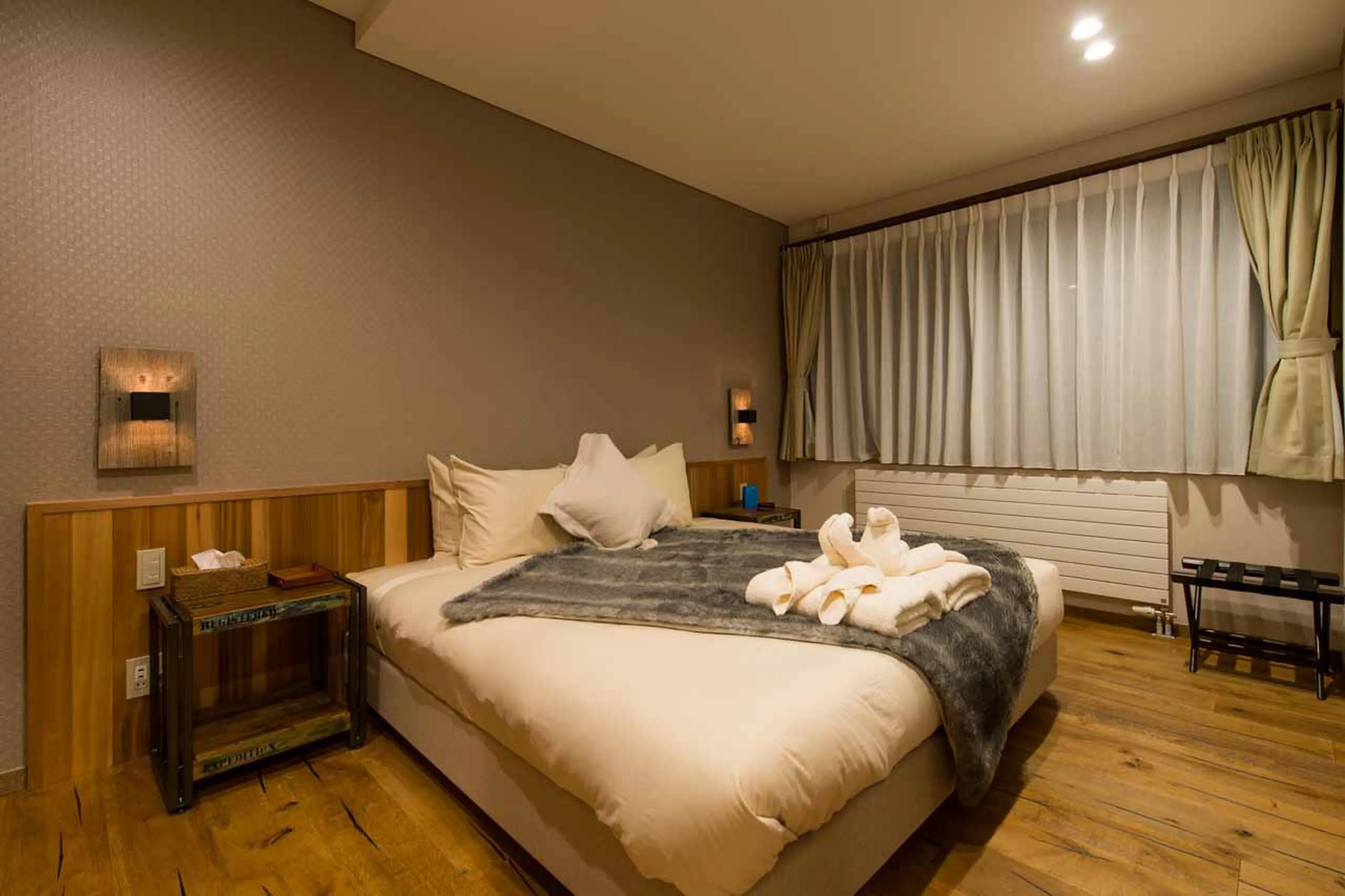 Twin bedroom in Hakuchozan in Niseko