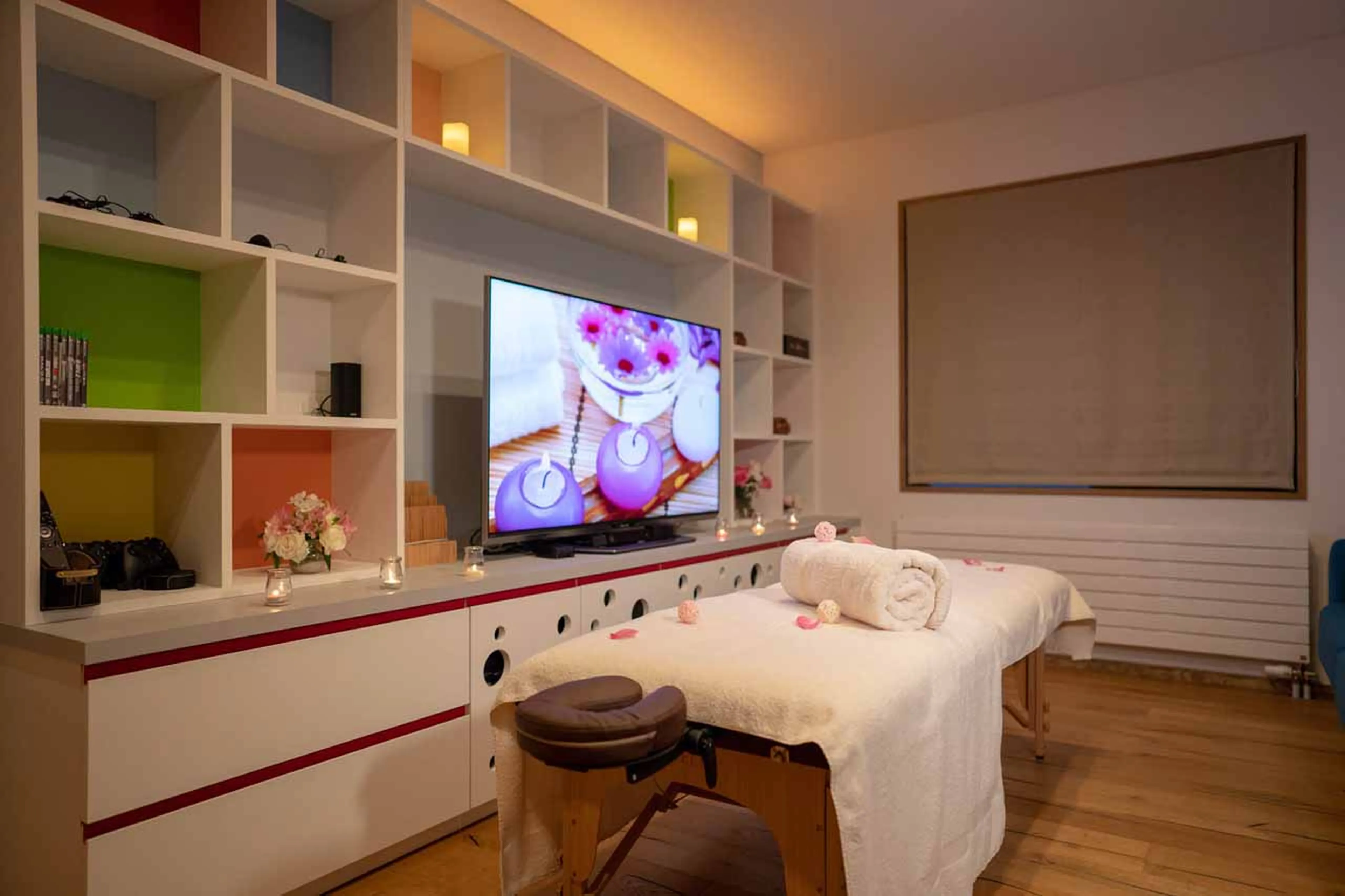 Massage area at Hakuchozan in Niseko