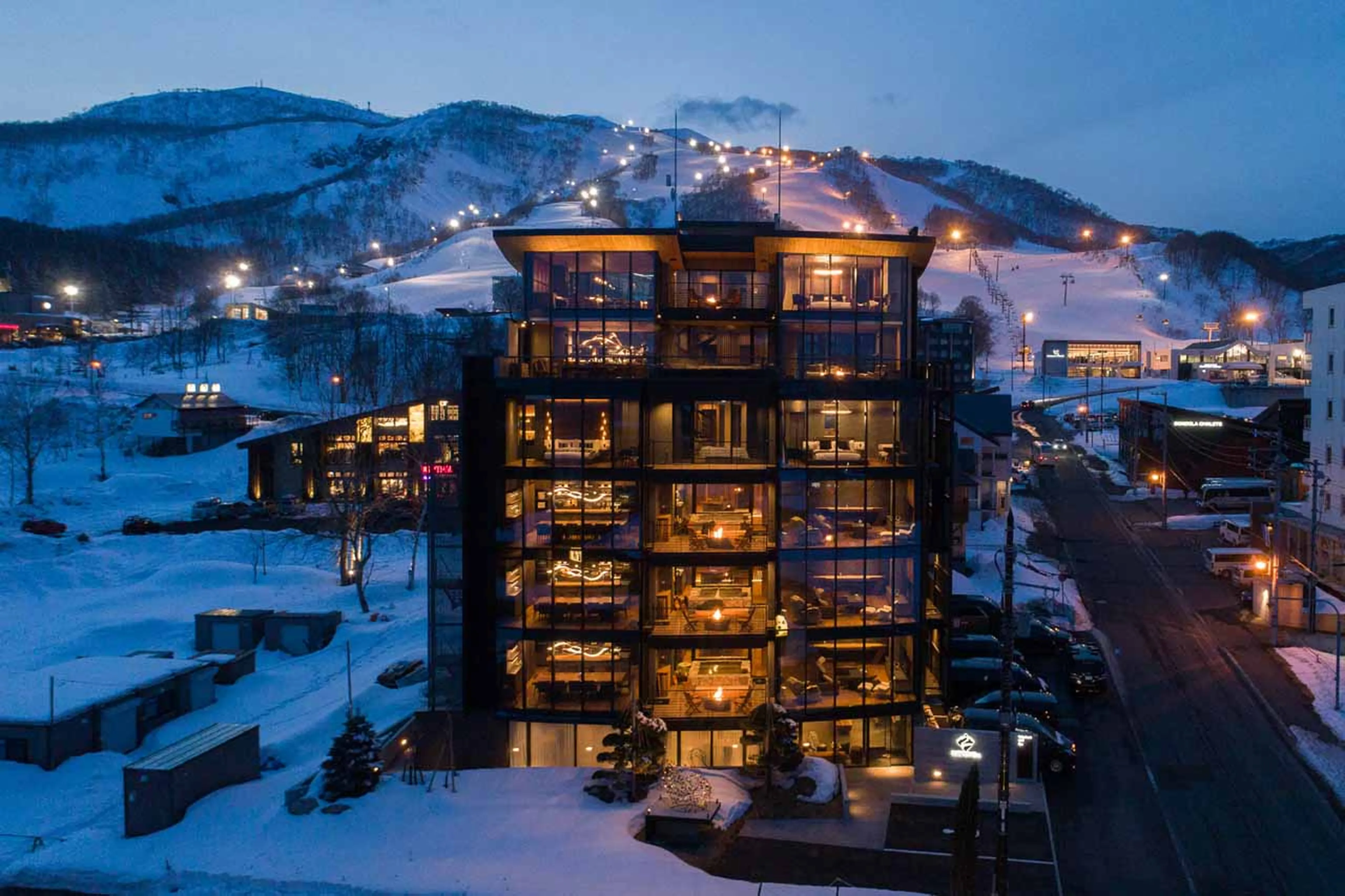 Exterior of HakuVillas in Niseko