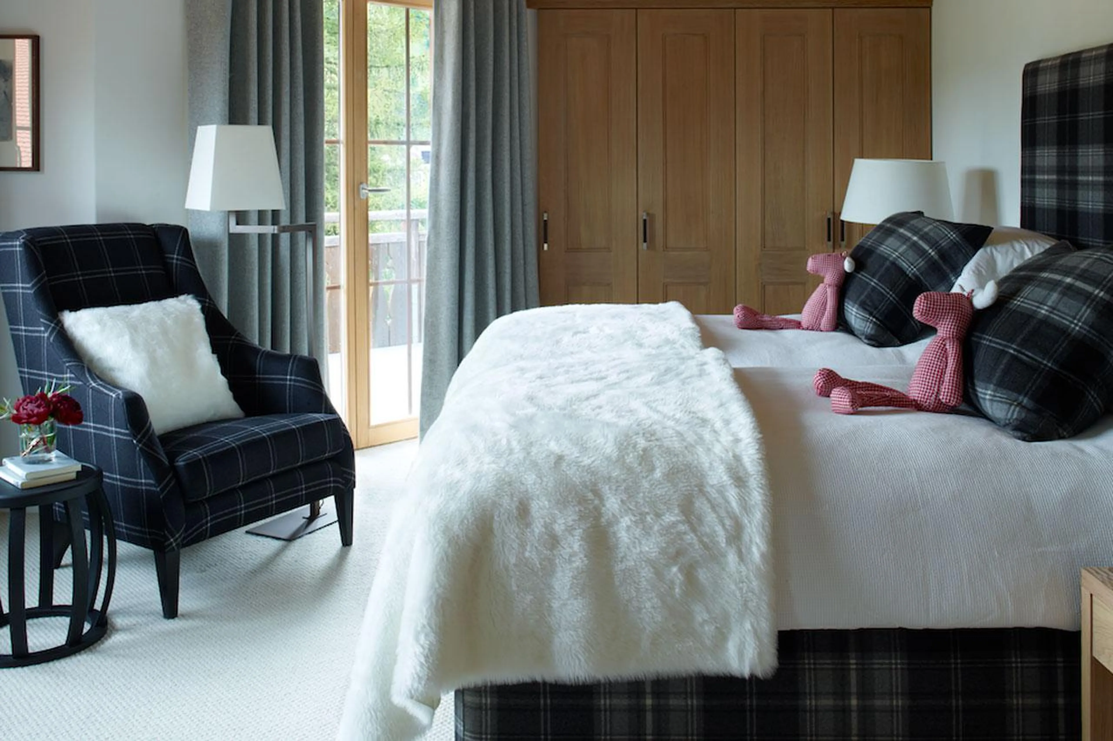 Bedroom five at Haus Alpina I in Klosters