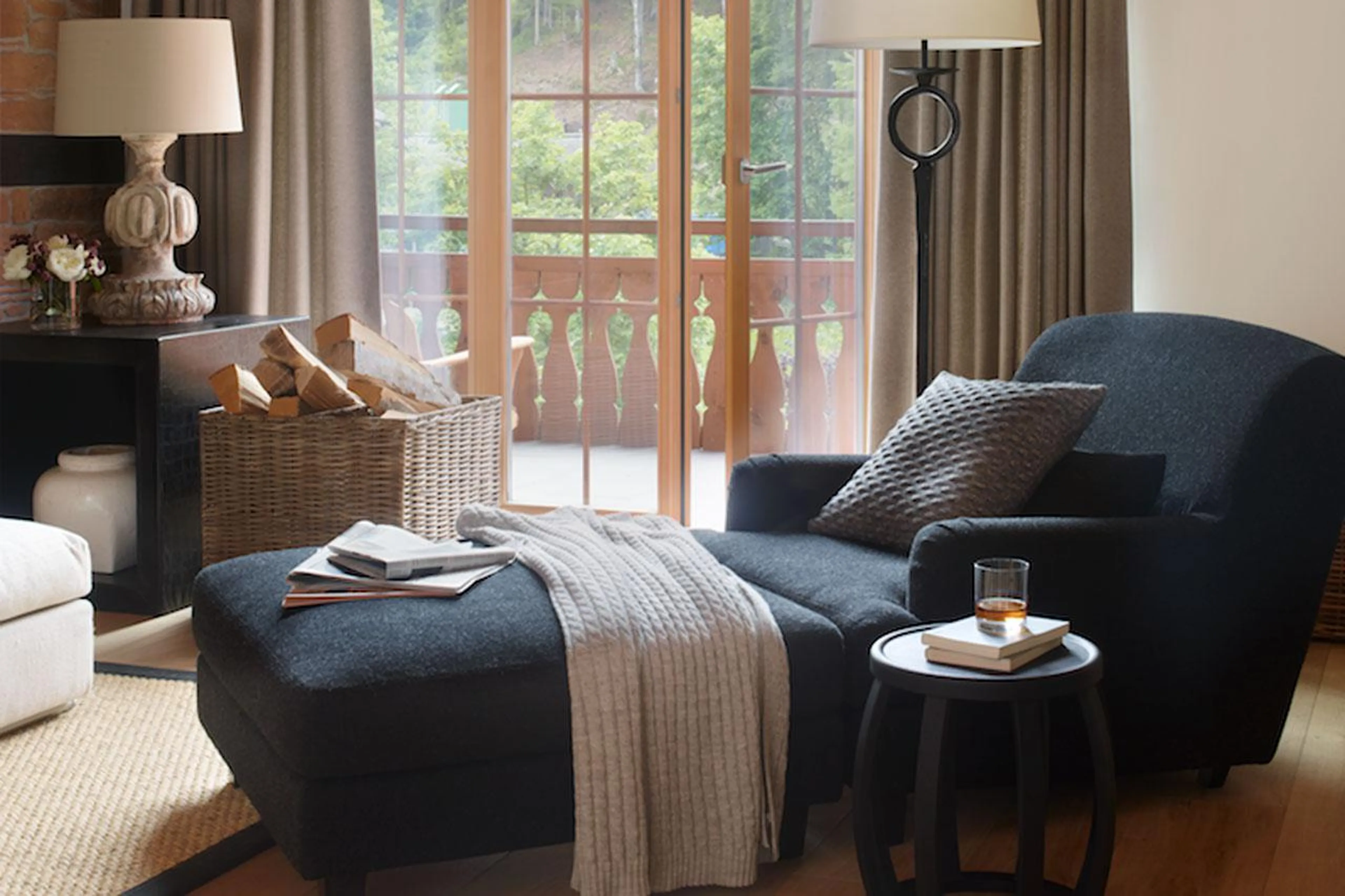 Balcony access at Haus Alpina I in Klosters