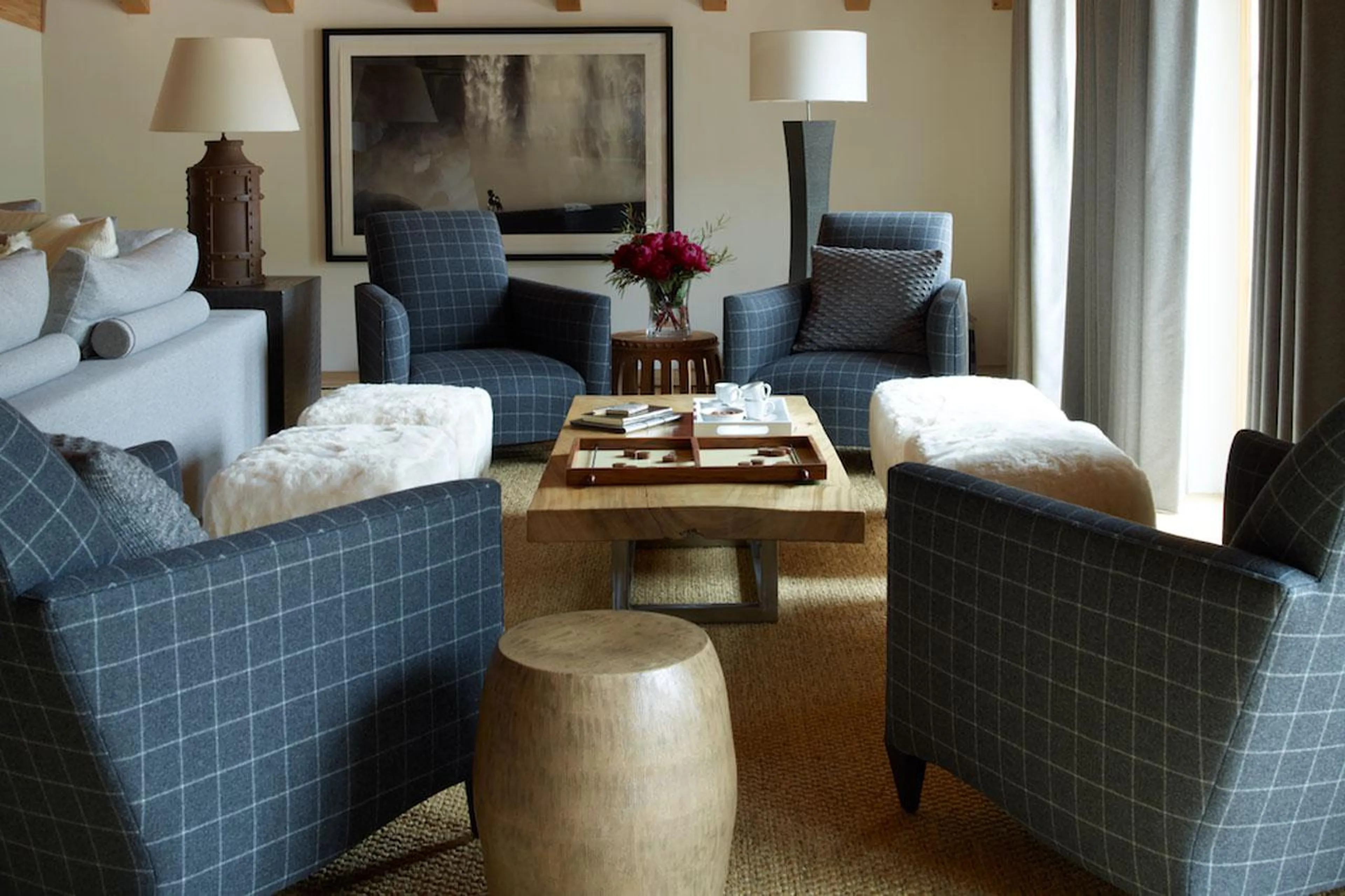 Games table in main living room