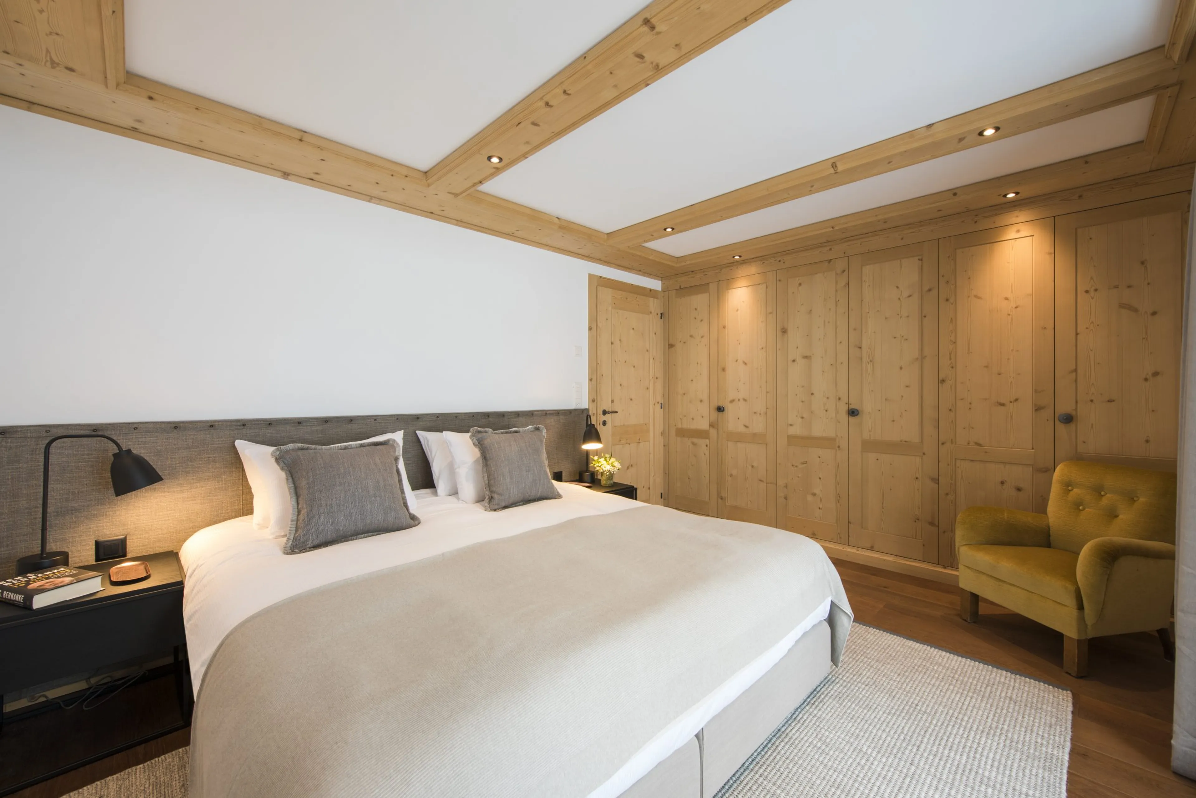 Bedroom three view at Haus Leytron in Zermatt