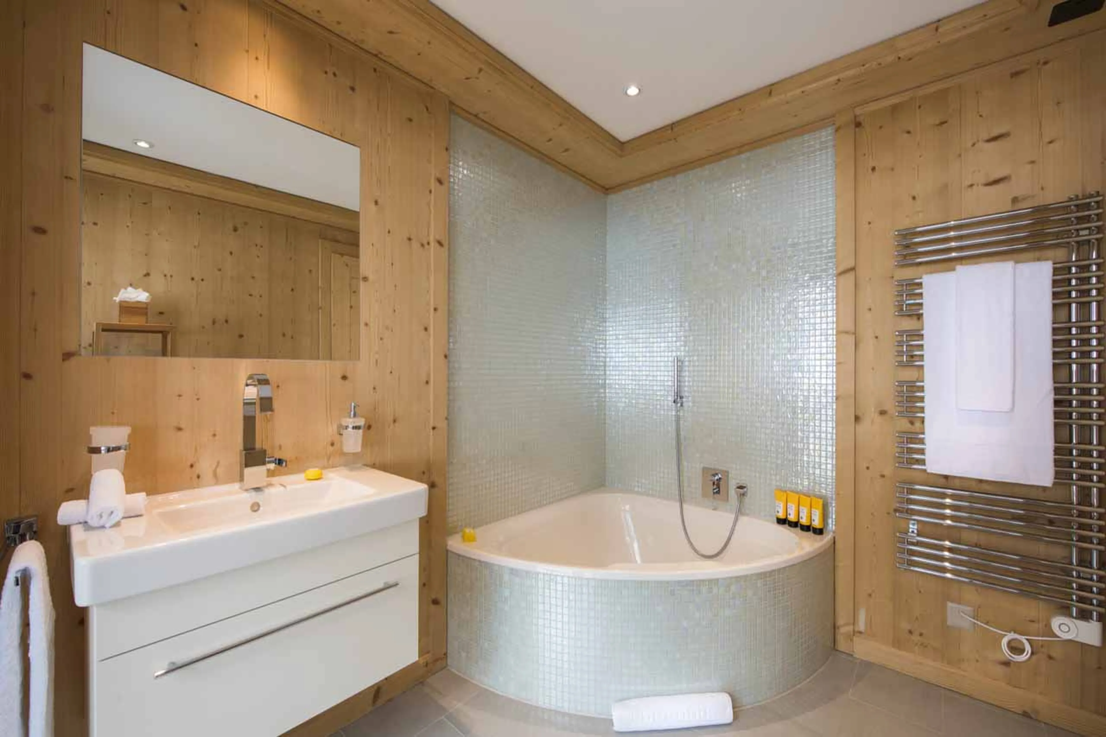 Bathroom two at Haus Leytron in Zermatt