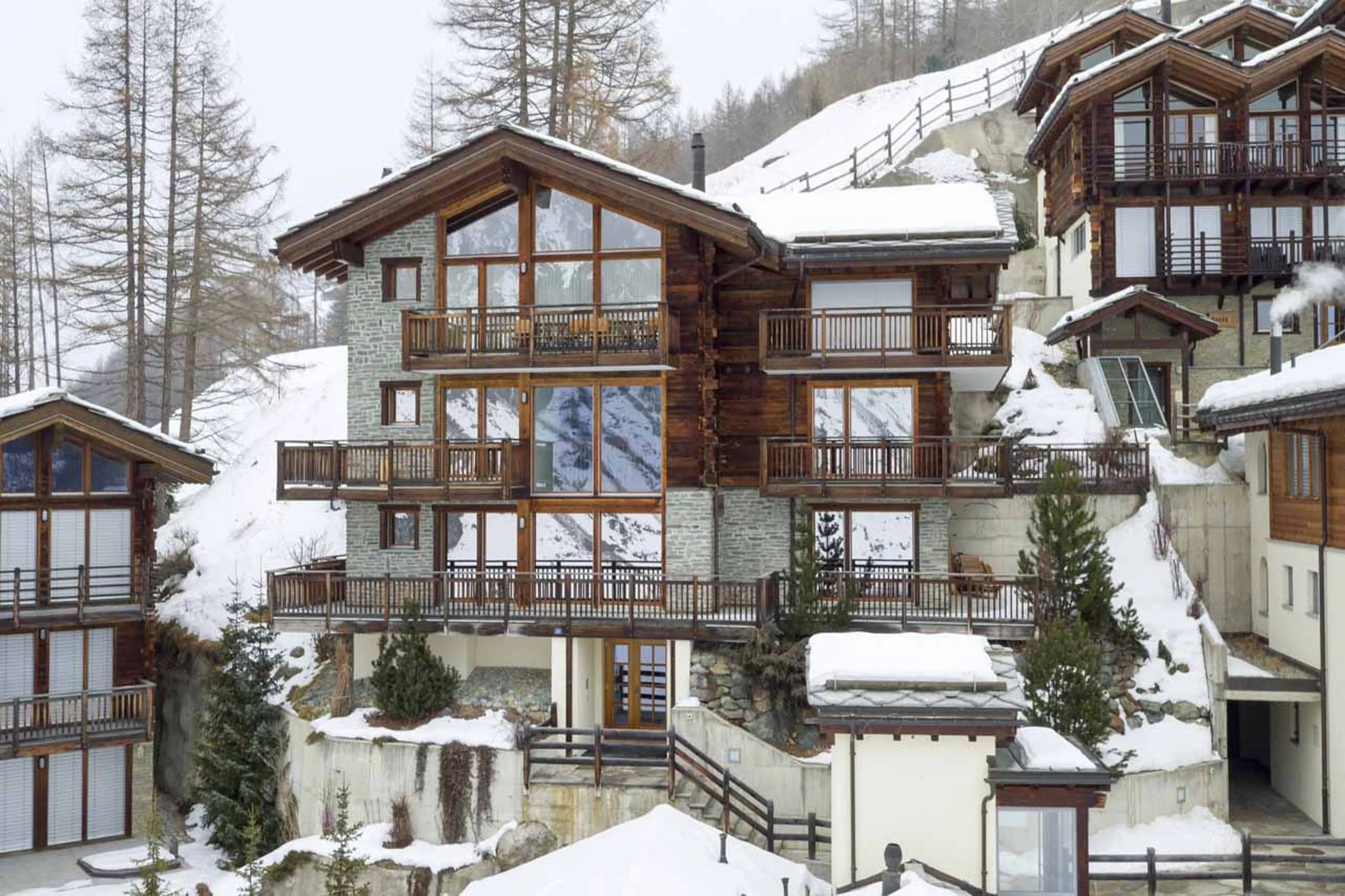 Exterior of Haus Leytron in Zermatt