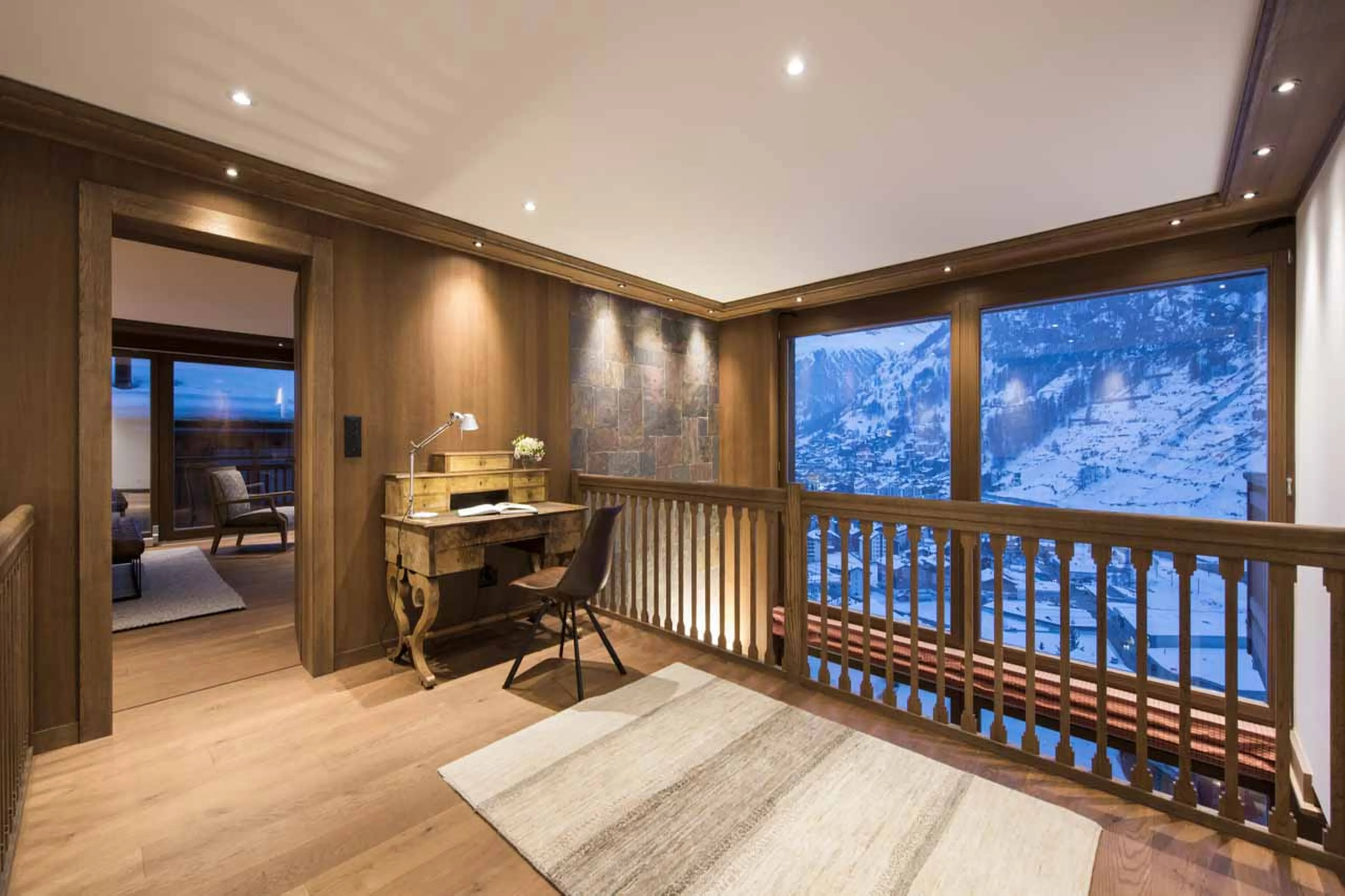 Landing at Haus Leytron in Zermatt