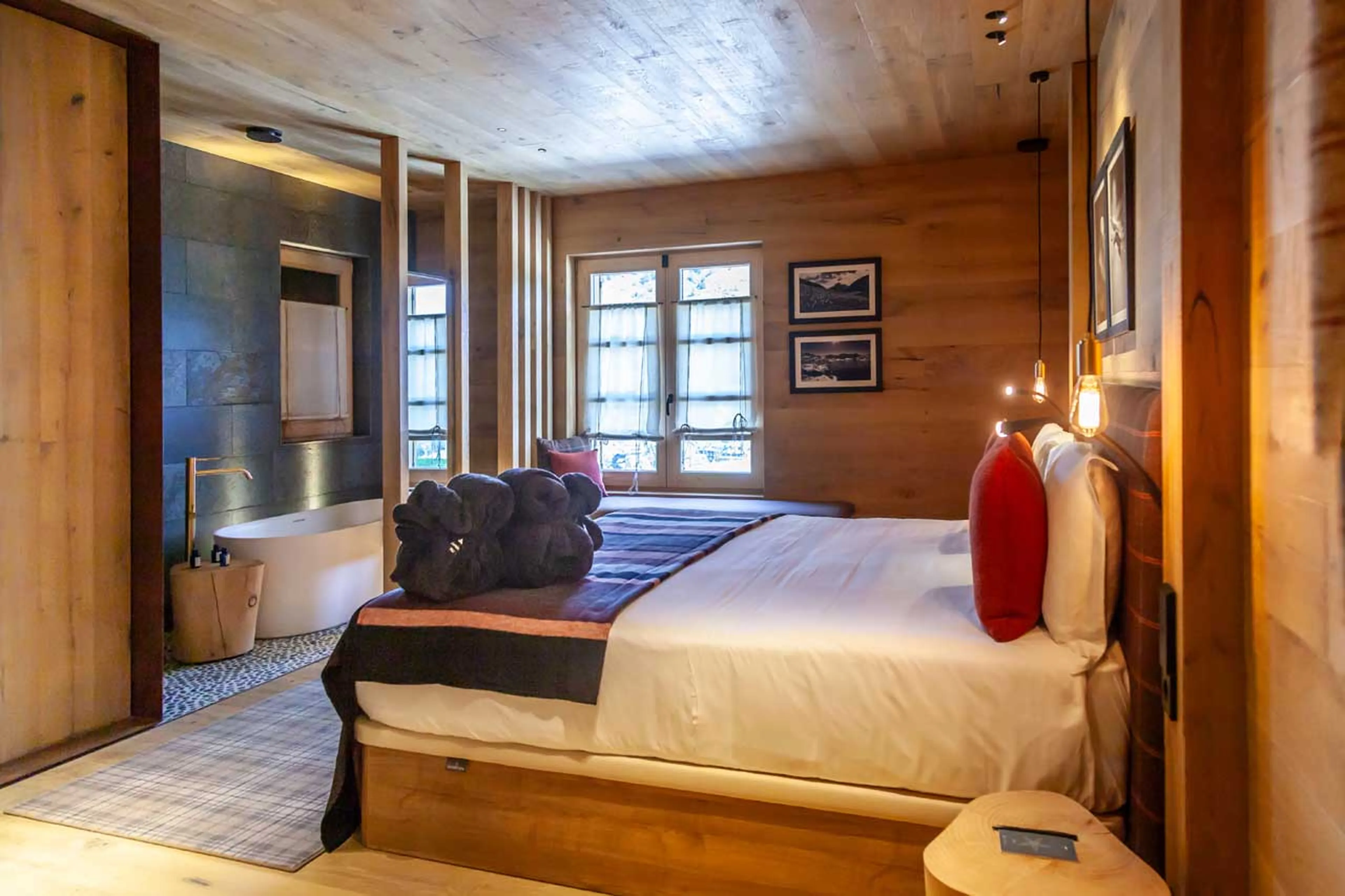 Bedroom at Hermitage Mountain Lodge in Andorra