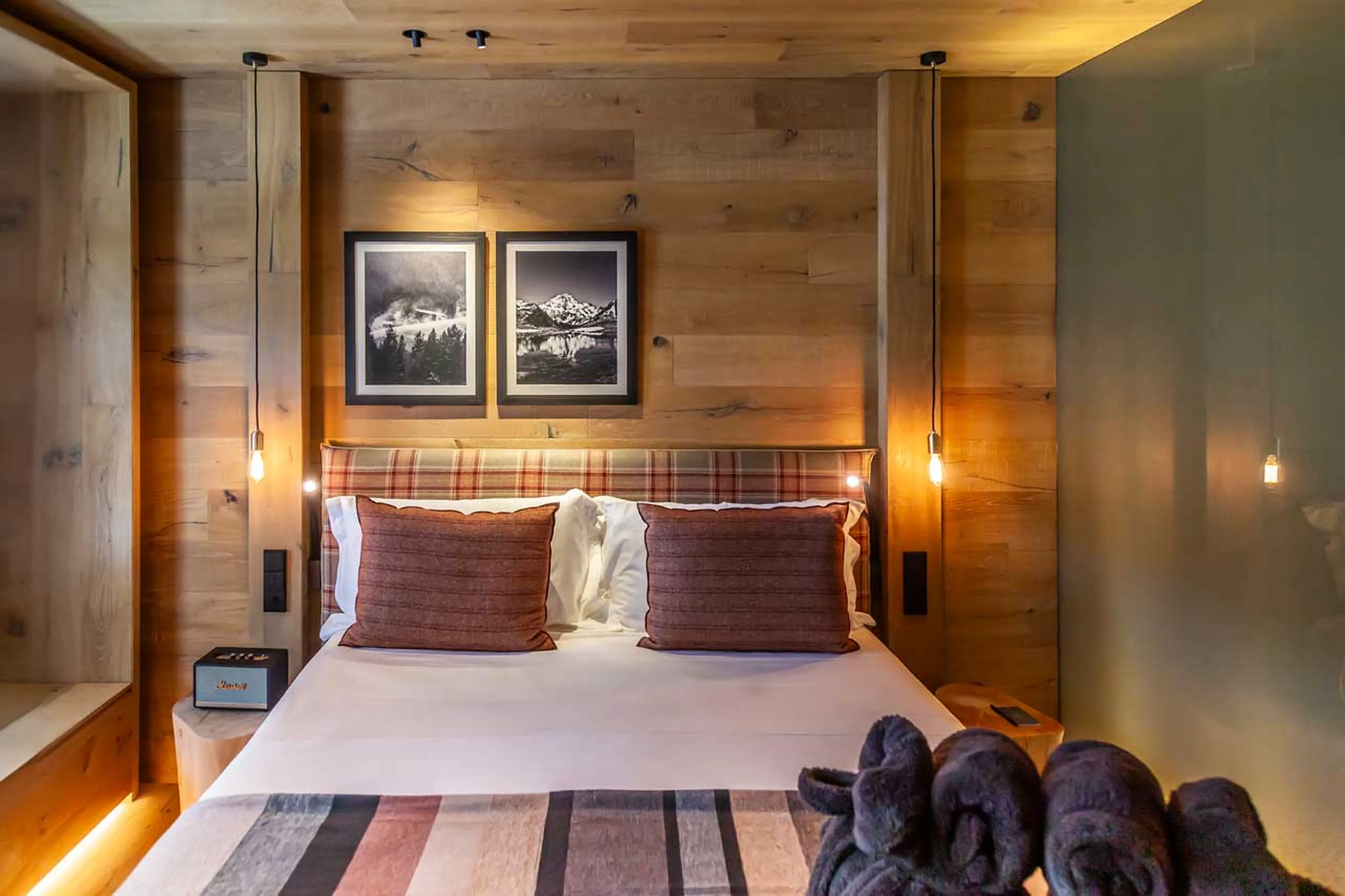 Bedroom two at Hermitage Mountain Lodge in Andorra