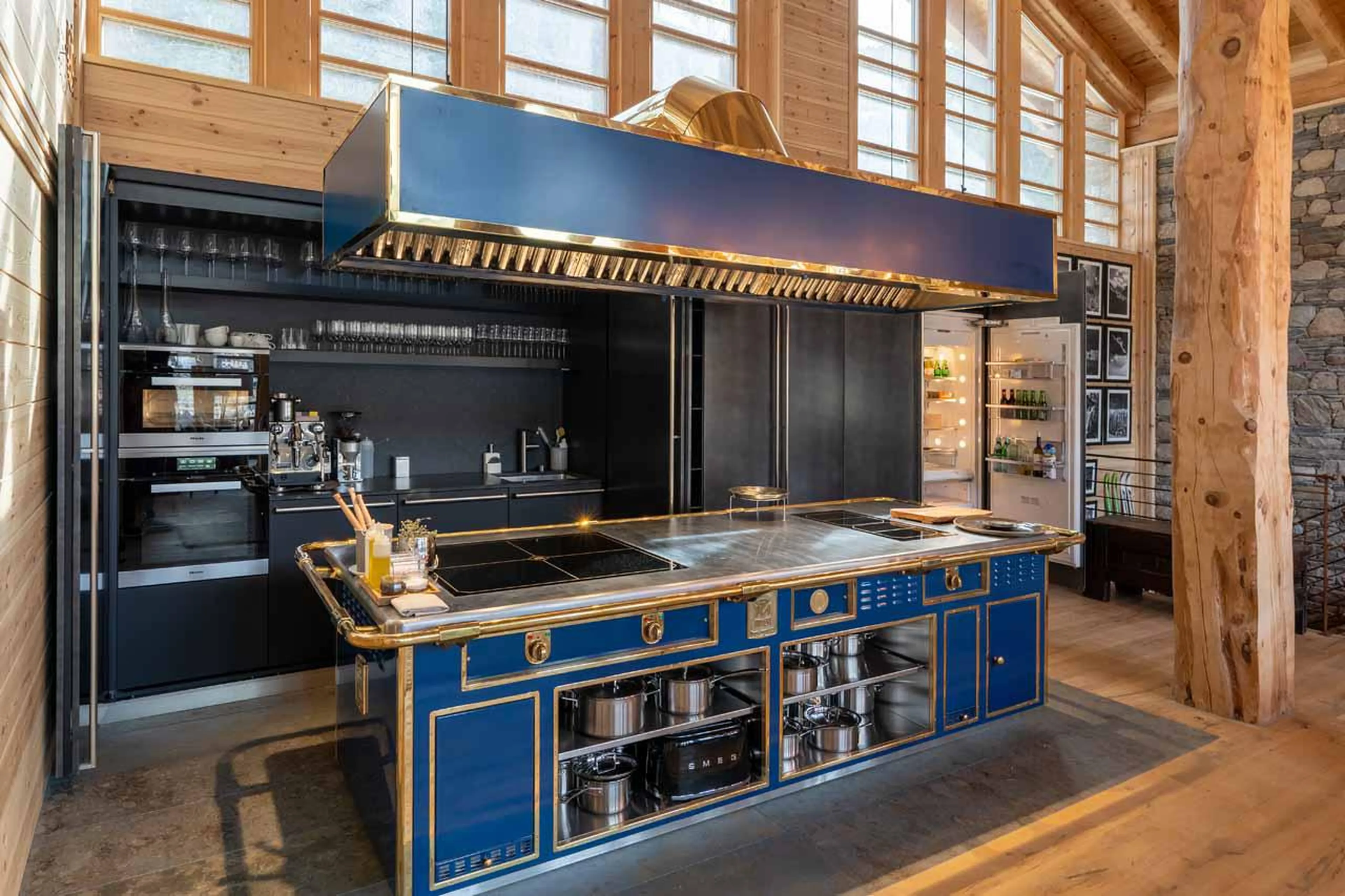 Kitchen at Hermitage Mountain Lodge in Andorra