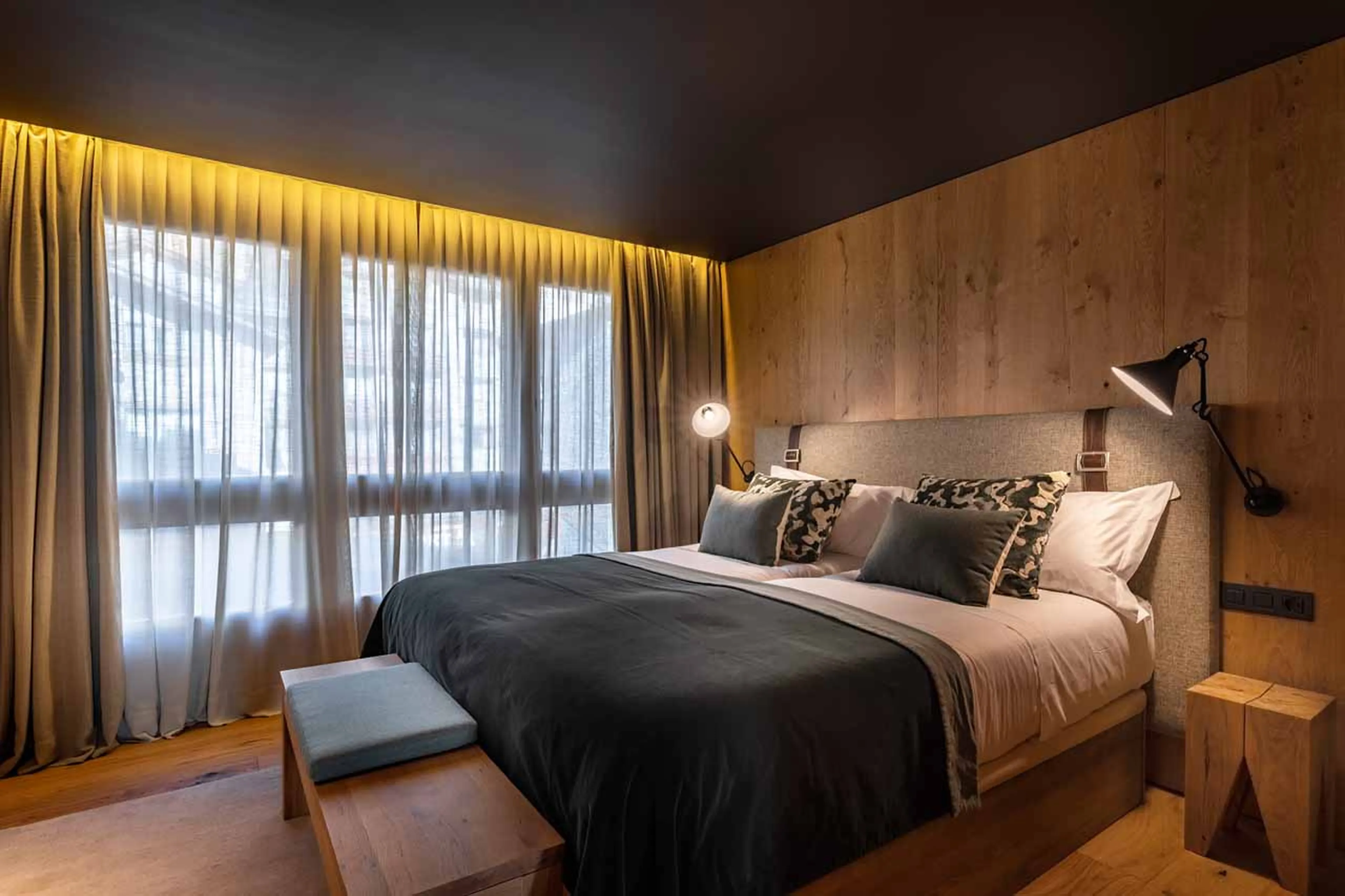 Bedroom four at Hermitage Mountain Residence 180 in Soldeu