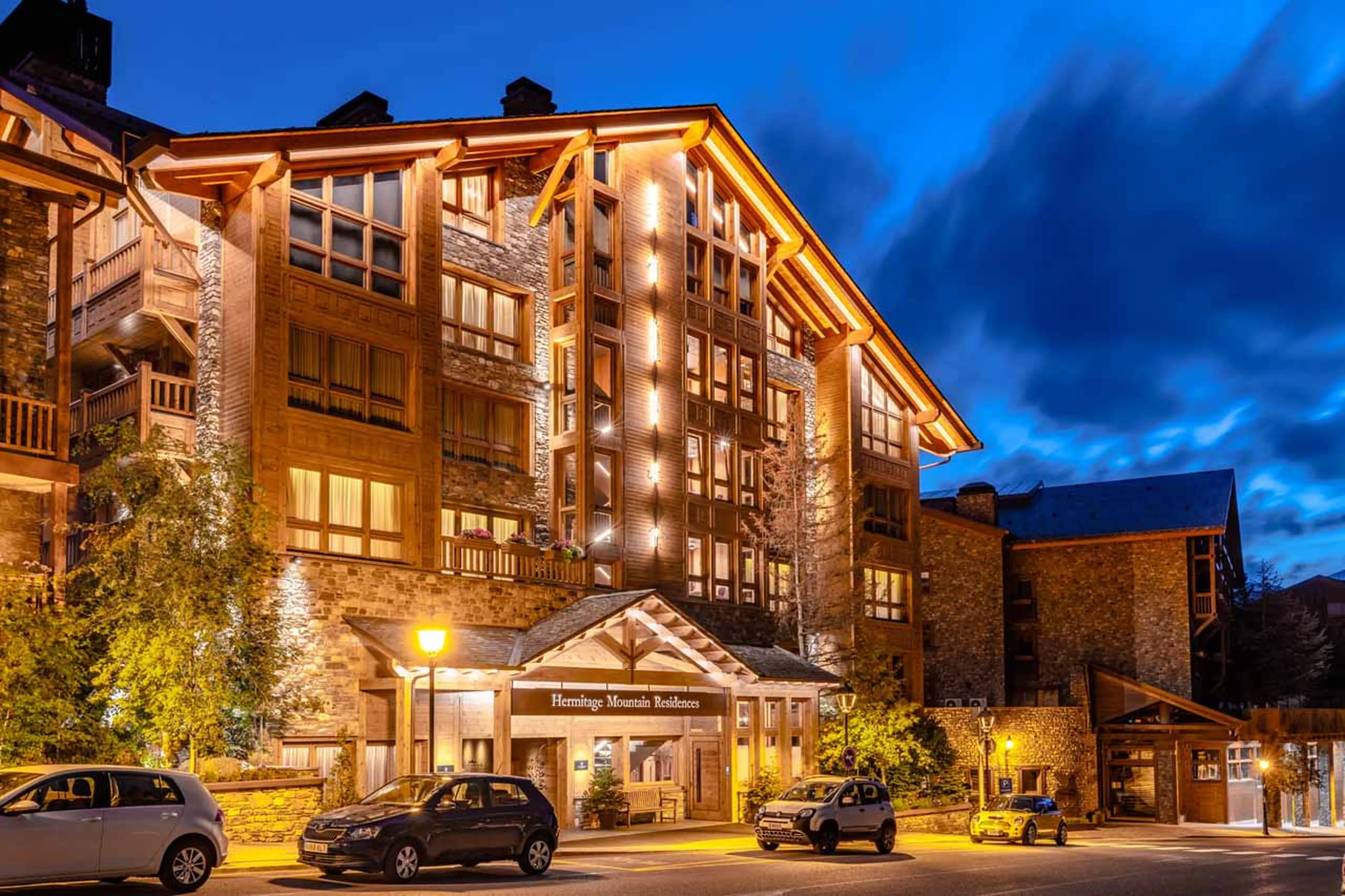 Exterior view of Hermitage Mountain Residences in Soldeu