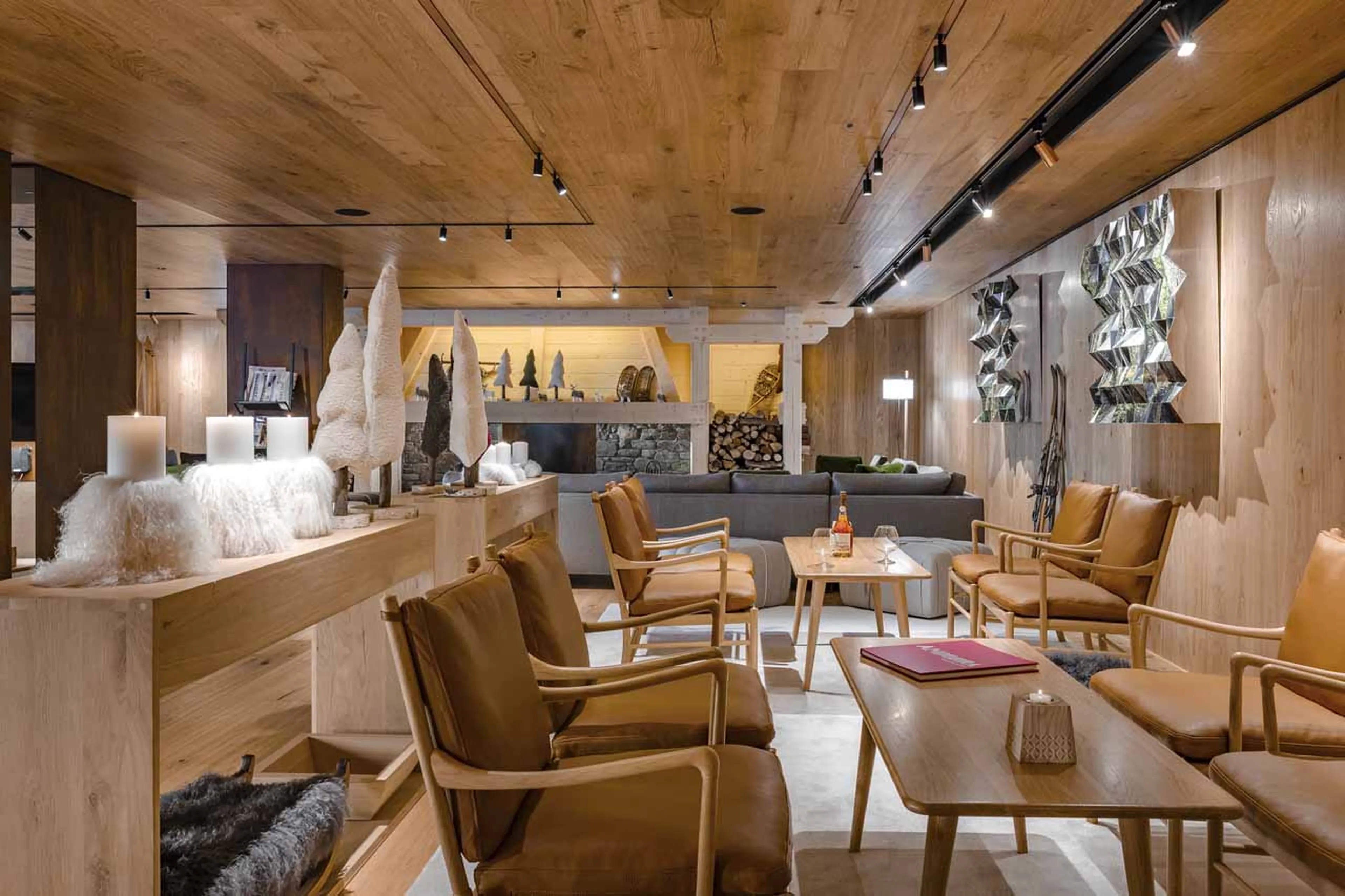 Reception area seating at Hermitage Mountain Residences in Soldeu