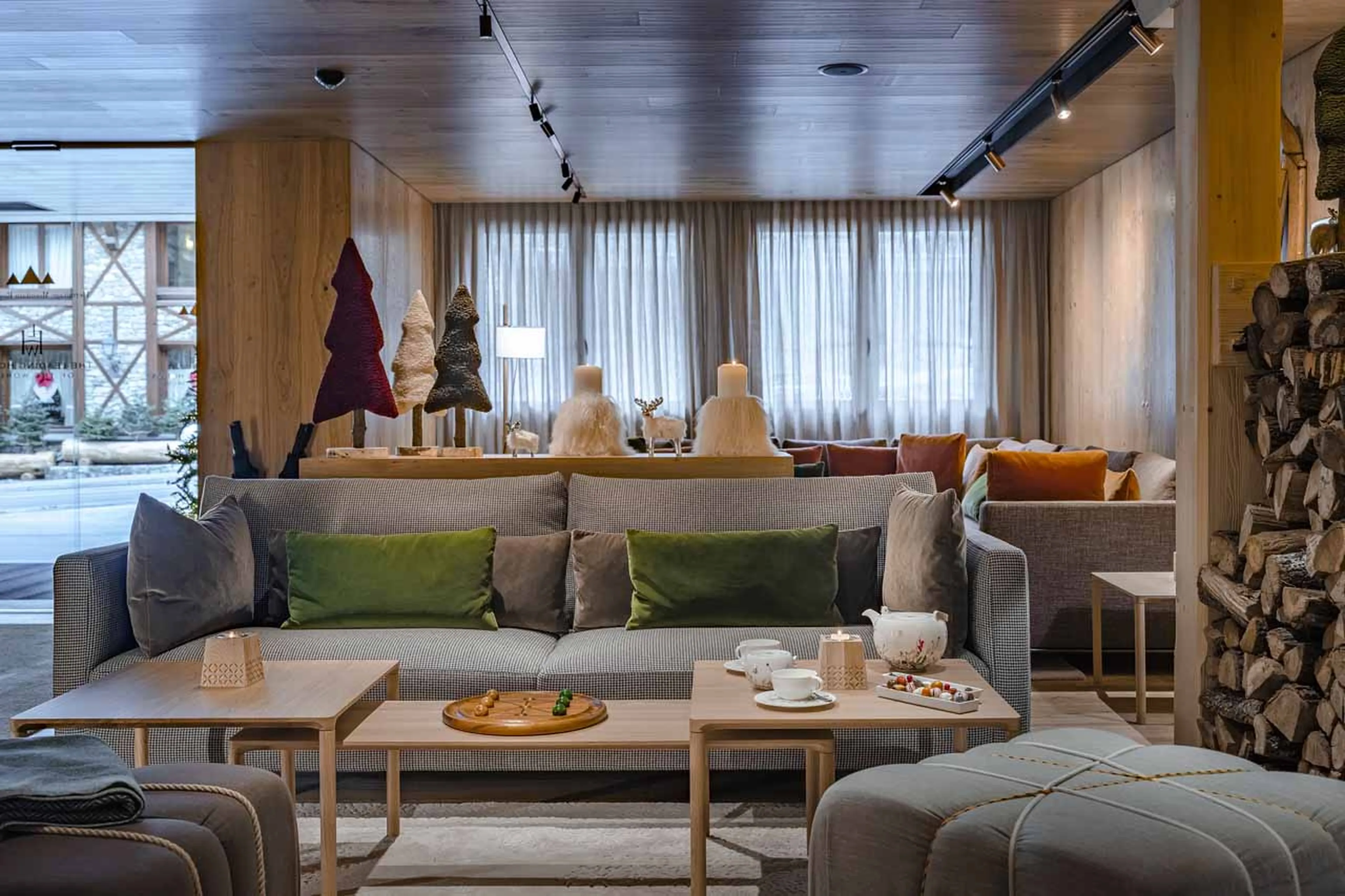 Reception seating at  Hermitage Mountain Residence 250 in Soleu