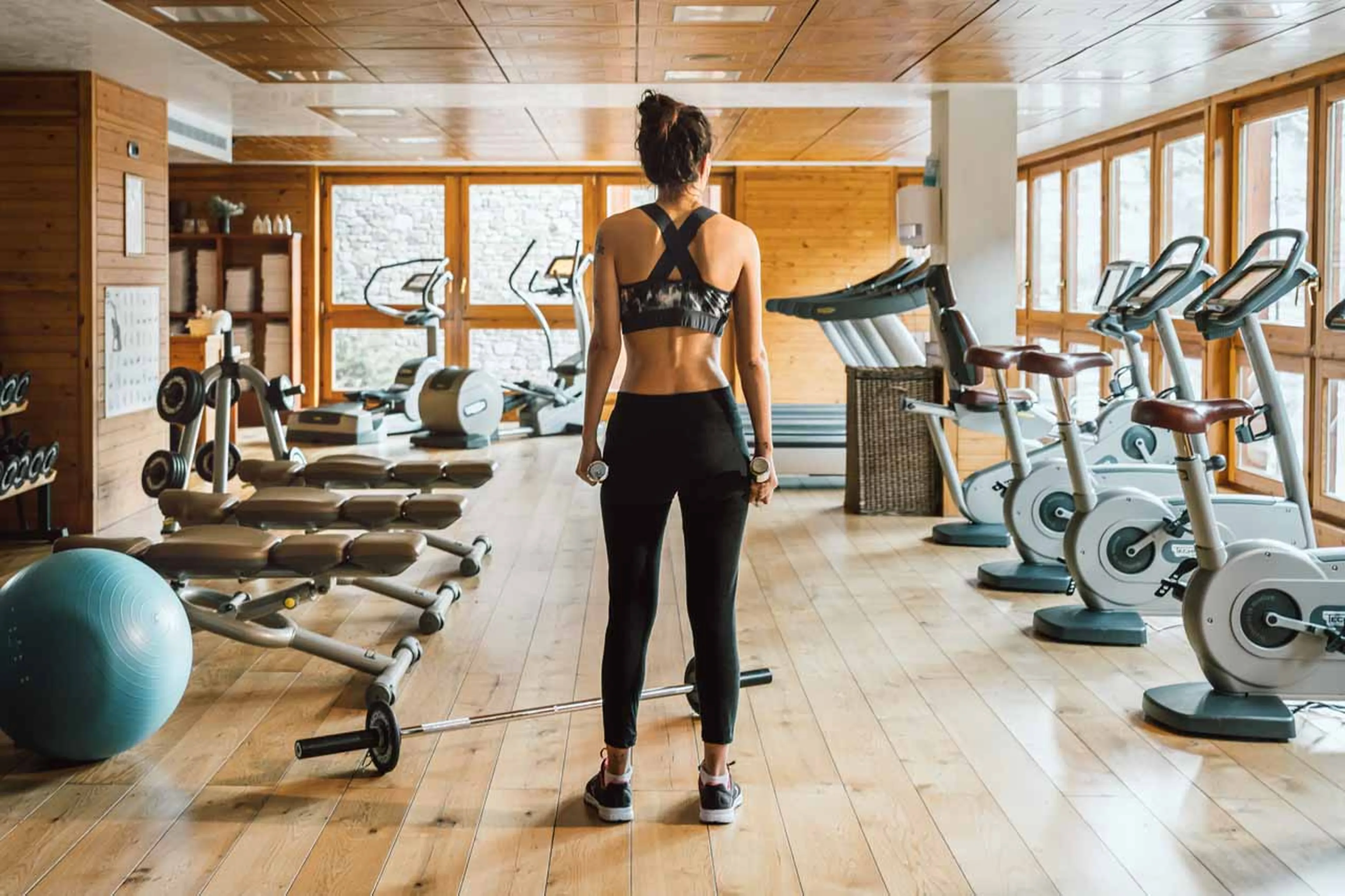 Gym at Hermitage Mountain Residences in Soldeu