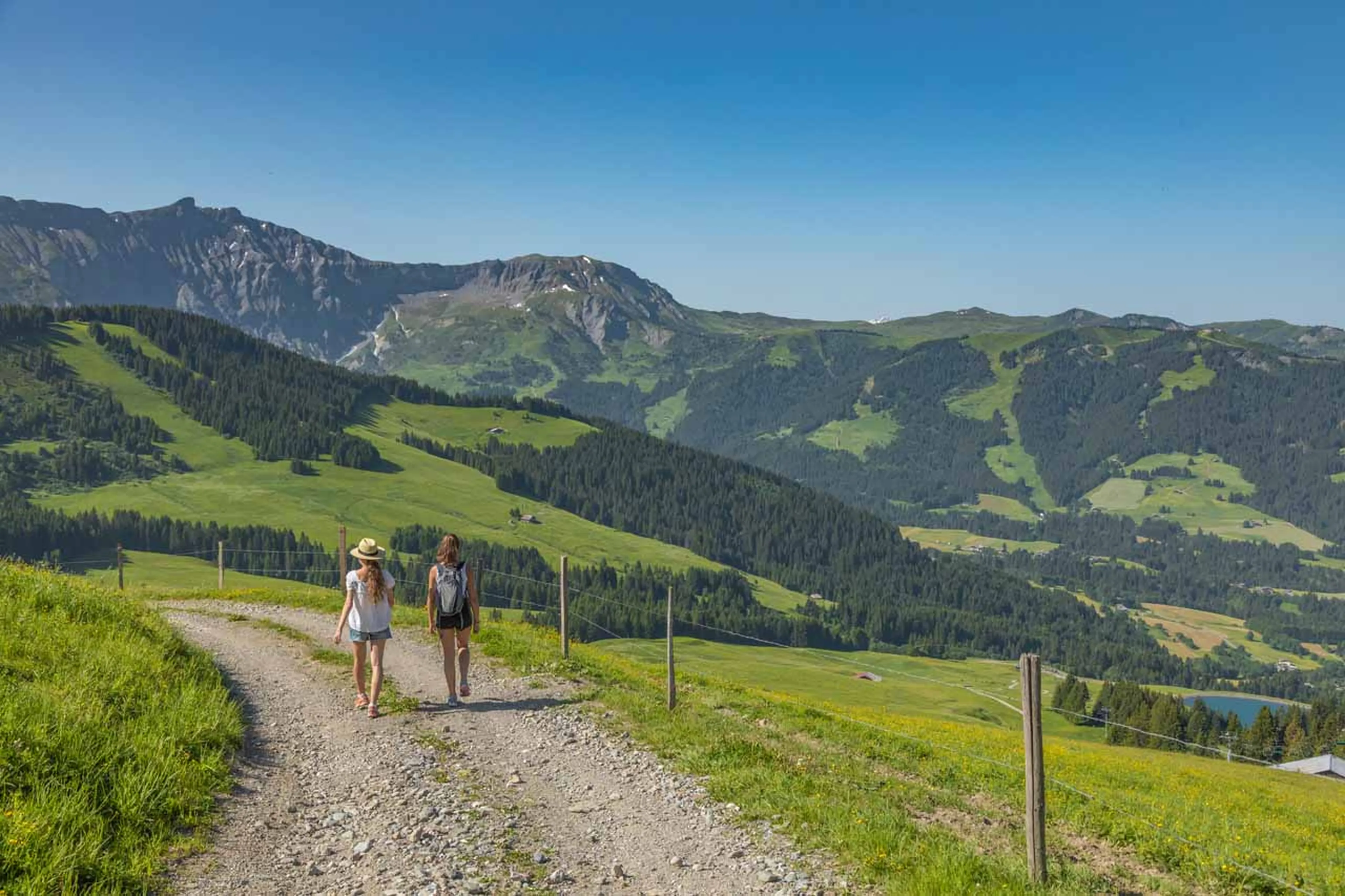 Summer hiking in Megeve