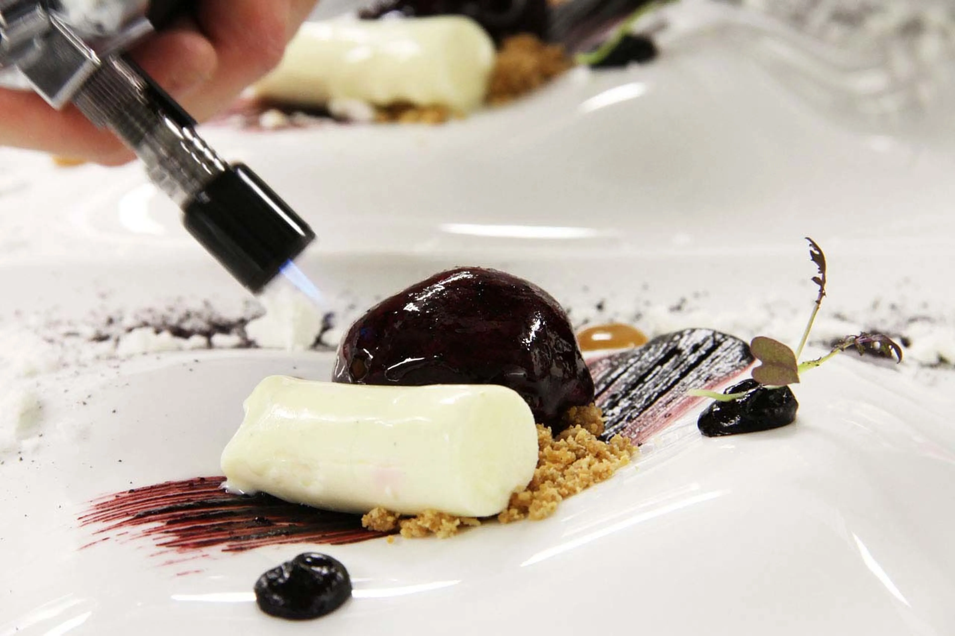 Dessert at Javri Lodge in Finland