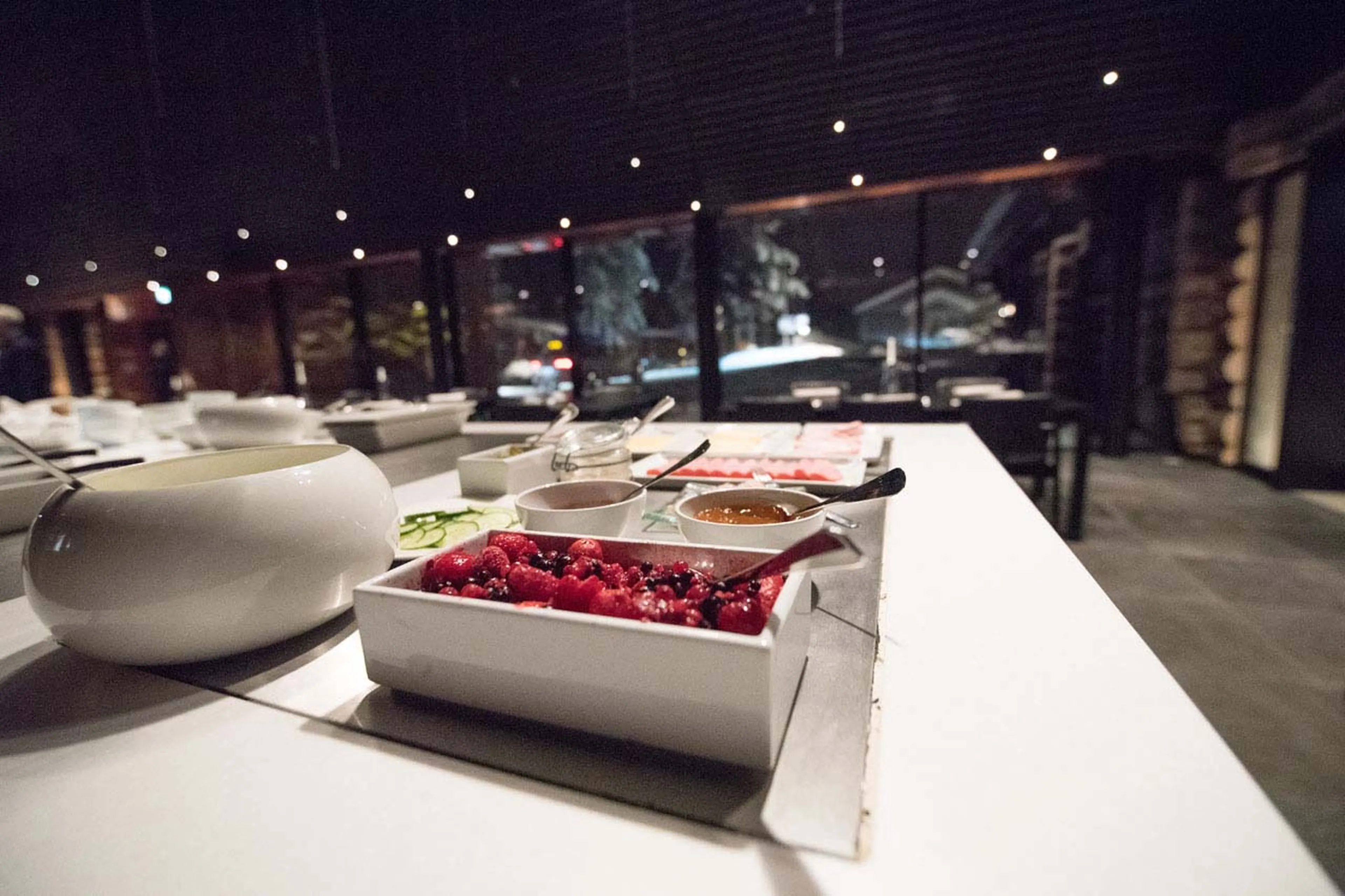 Breakfast at Javri Lodge in Finland