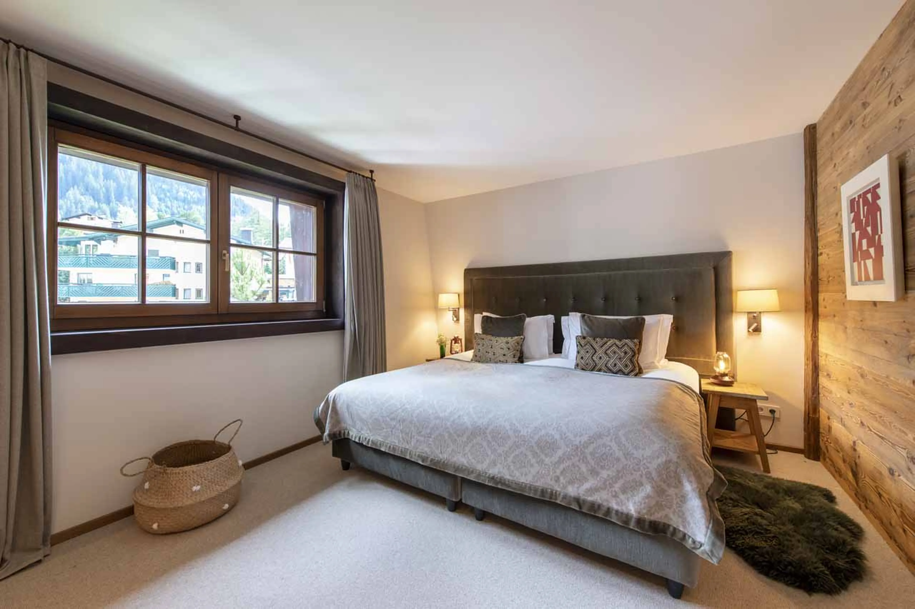 Bedroom four at Kikombe Lodge in St Anton