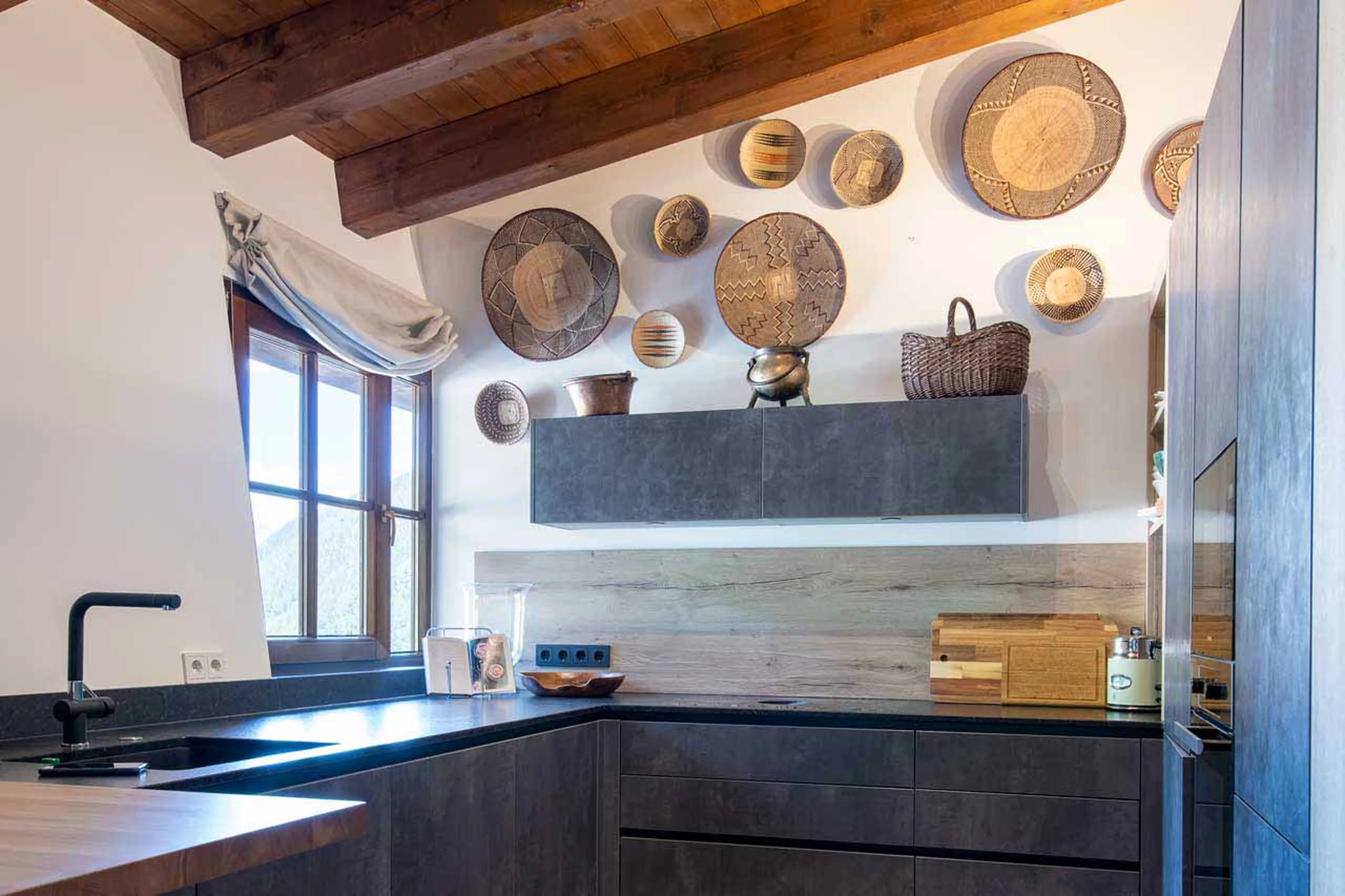 Kitchen at Kikombe Lodge in St Anton