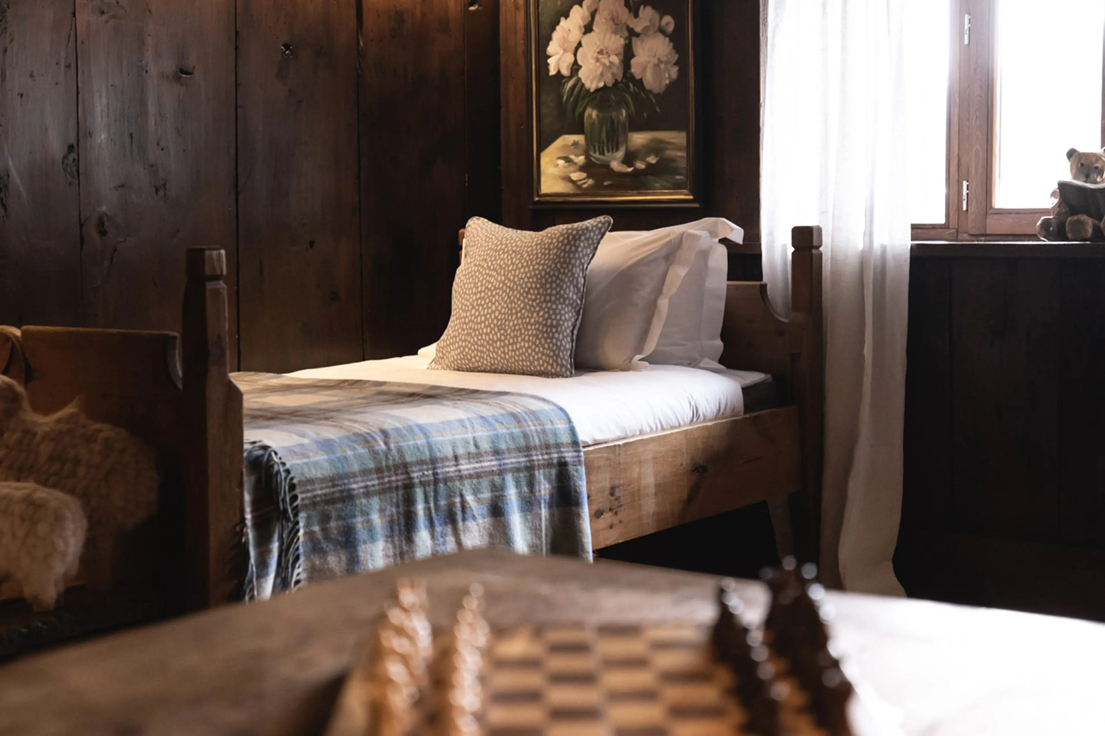 Cosy single bed in La Ferme des Frasserands, Chamonix