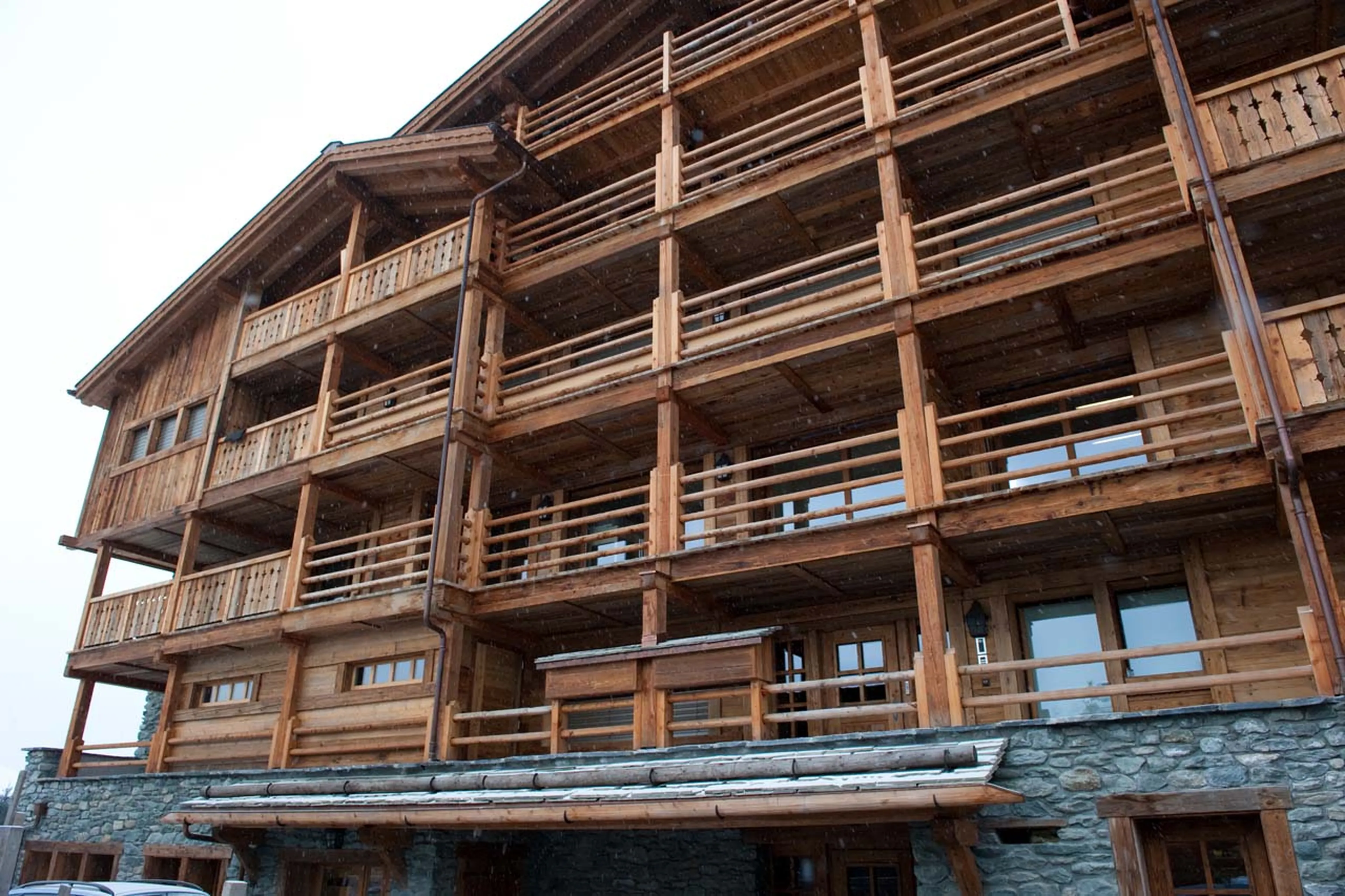 Exterior of La Vallée Blanche in Verbier