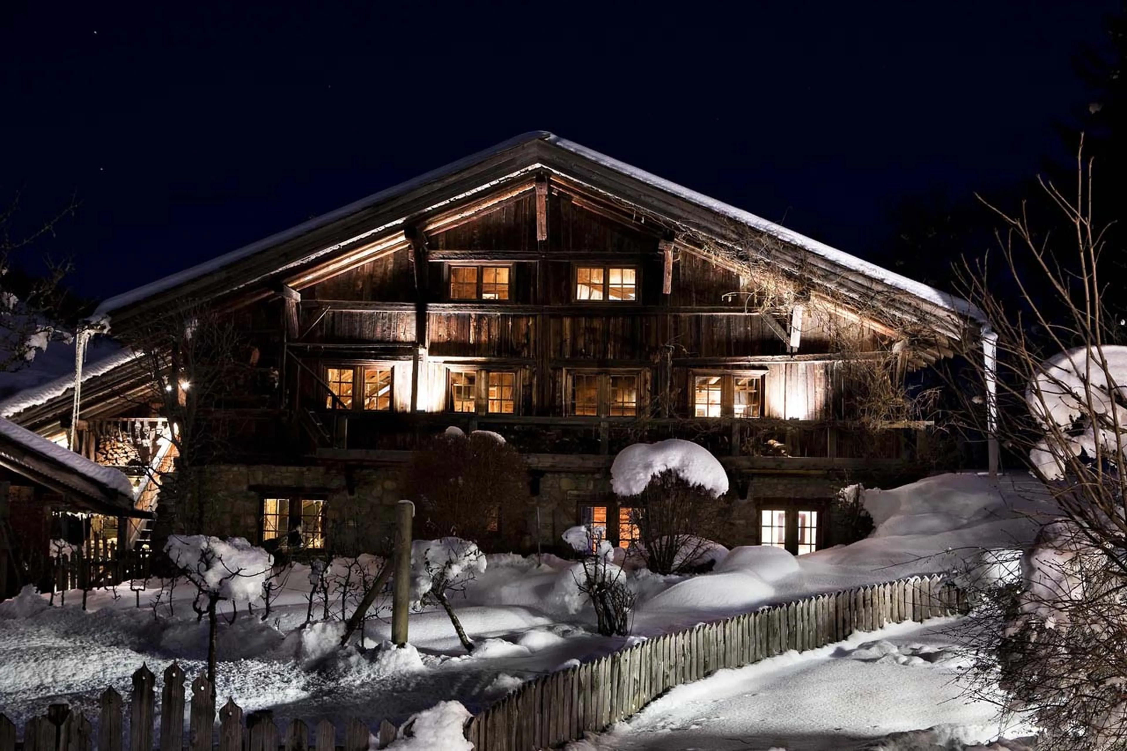 Exterior of Chalet des Fermes in Megeve