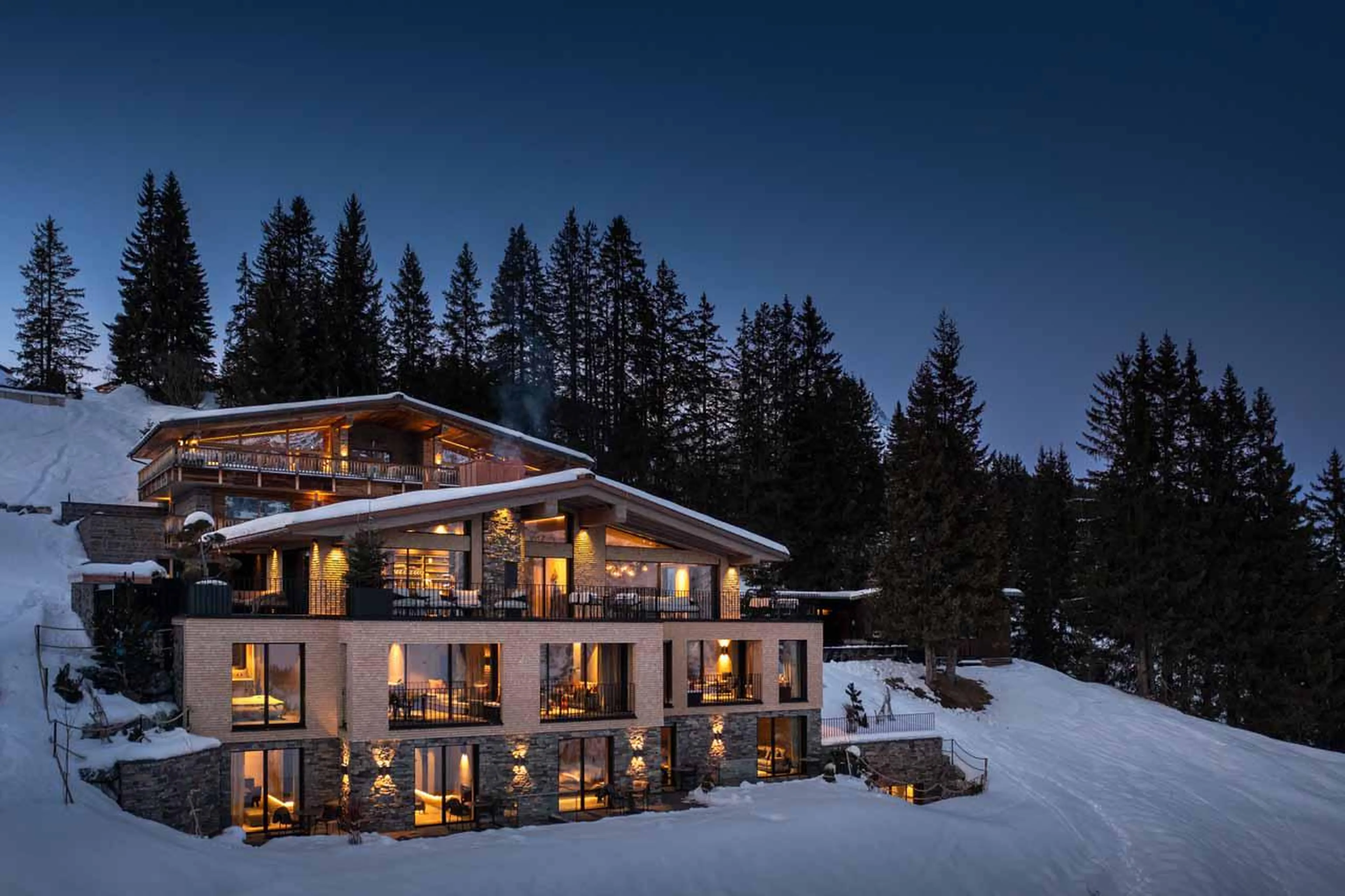 Exterior of Le Chalet, Lech