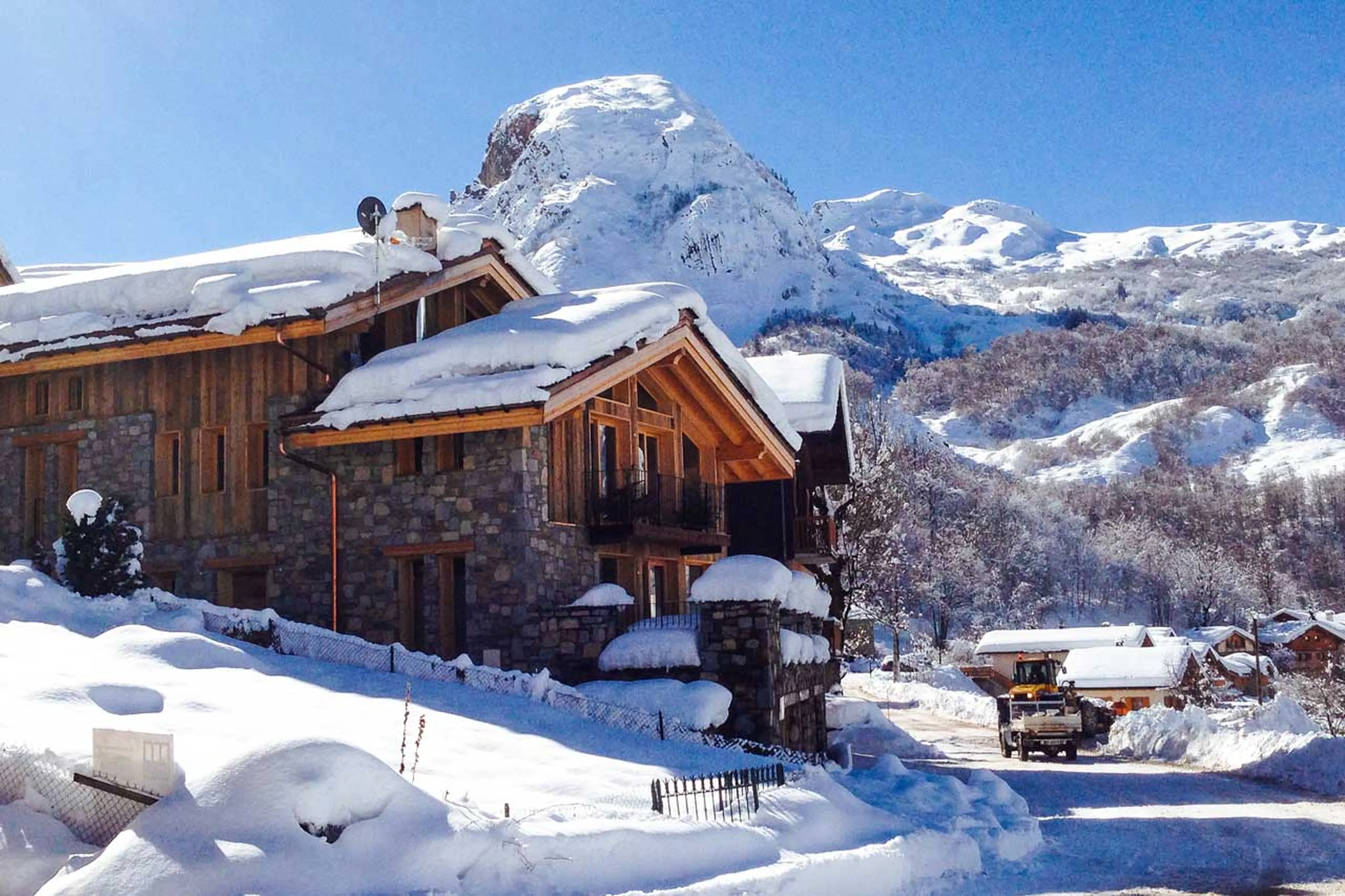 Exterior of Le Chalet in St Martin de Belleville