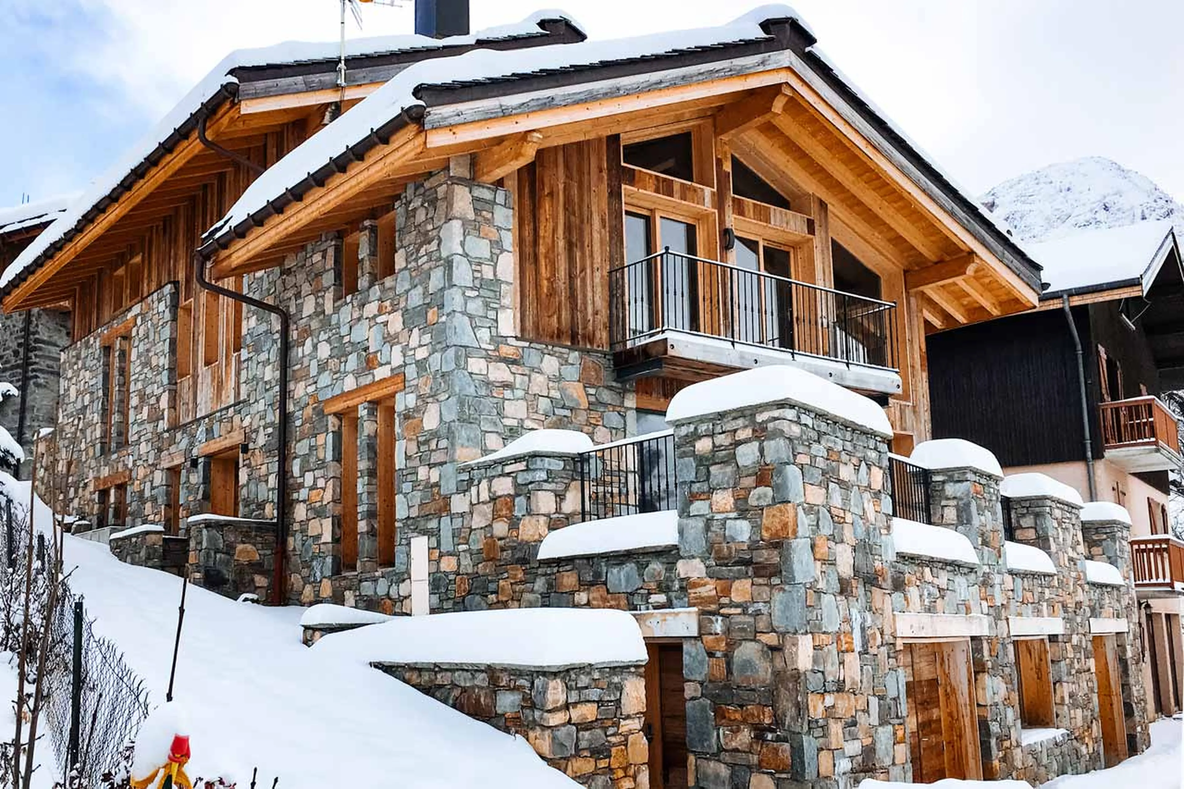 Exterior view of Le Chalet in St Martin de Belleville