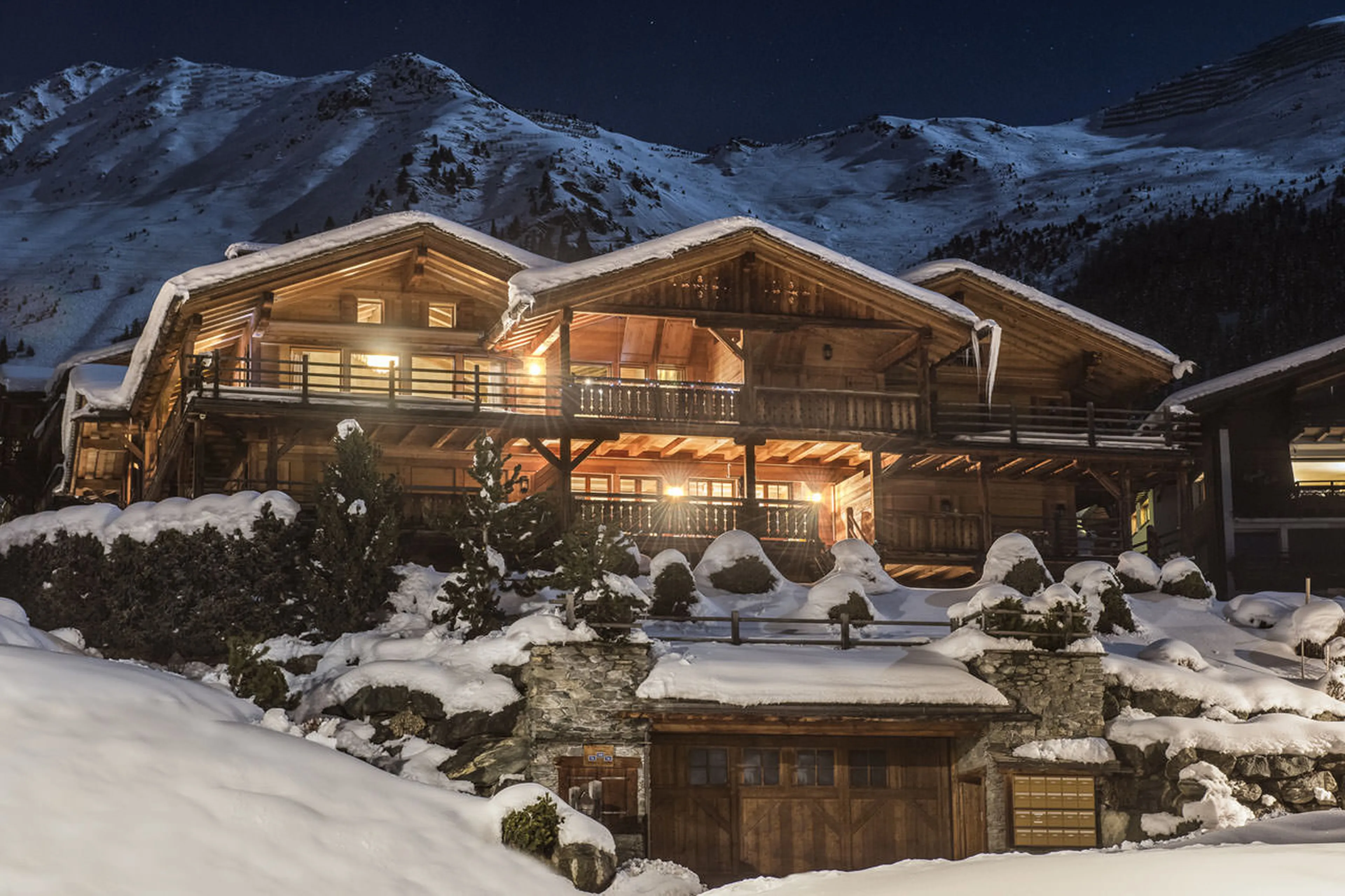 Exterior of Le Daray Penthouse in Verbier