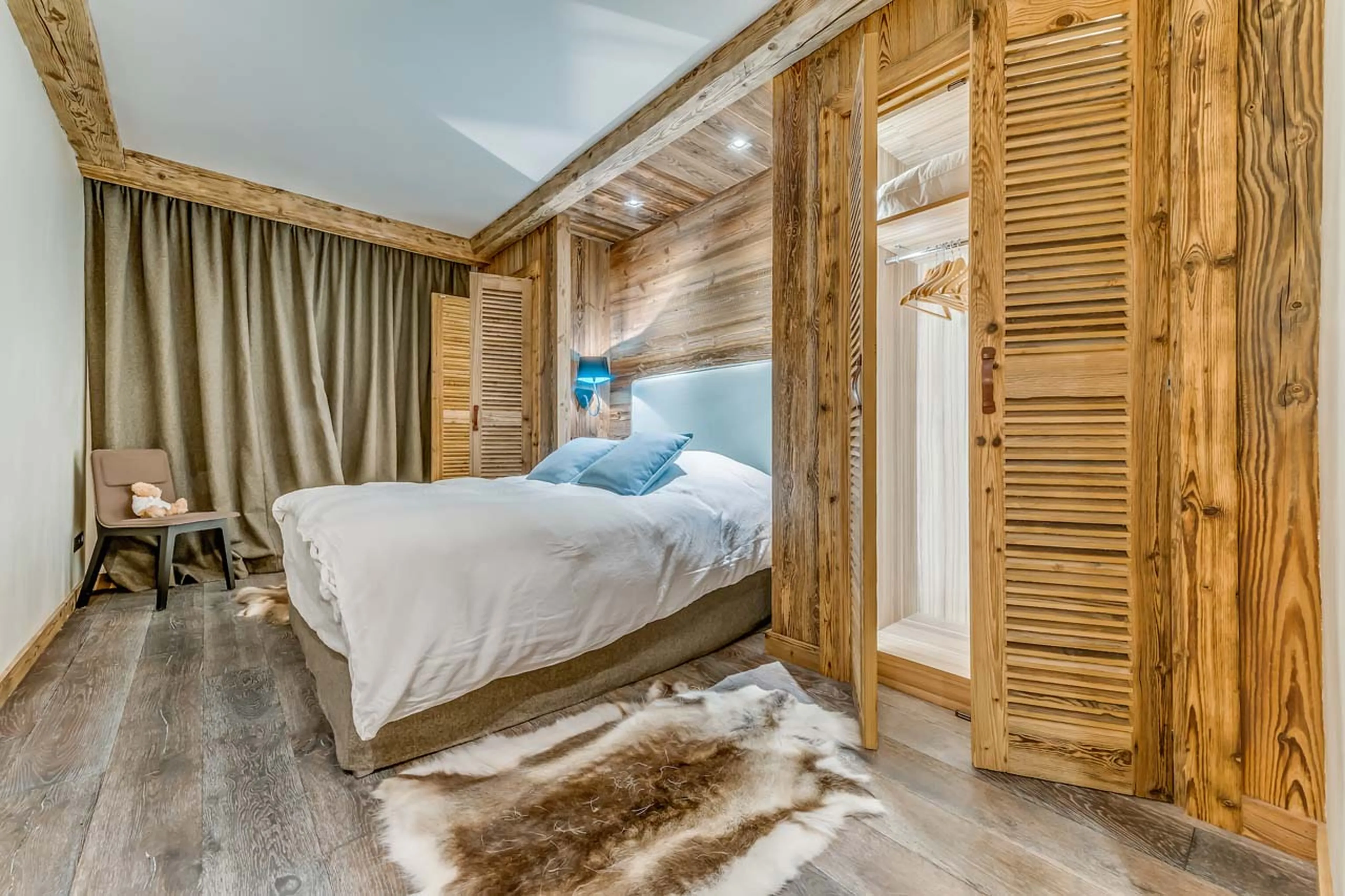 Bedroom four at Apartment Les Sorbiers in Val d'Isere