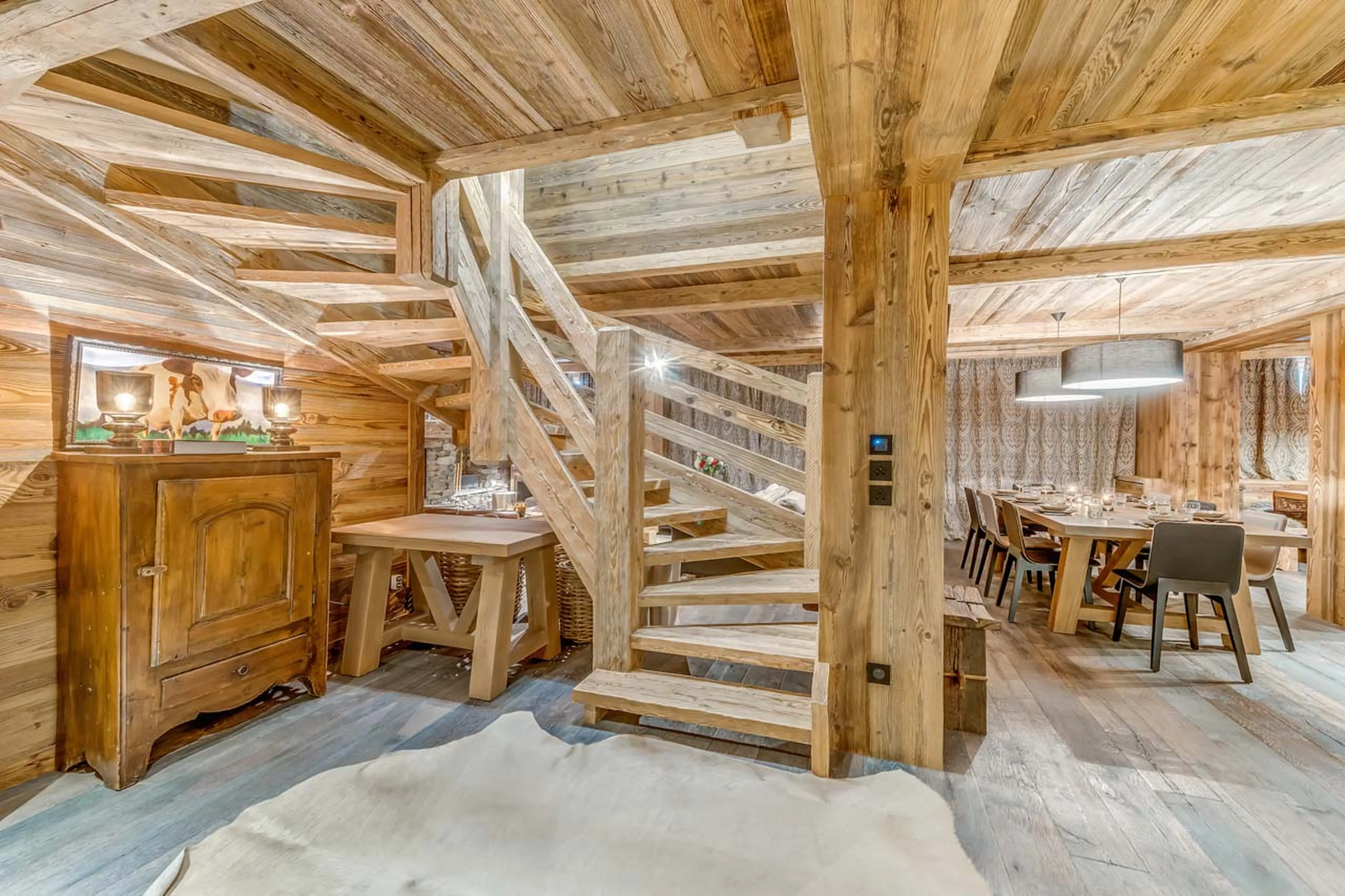 Entrance hall at Apartment Les Sorbiers in Val d'Isere