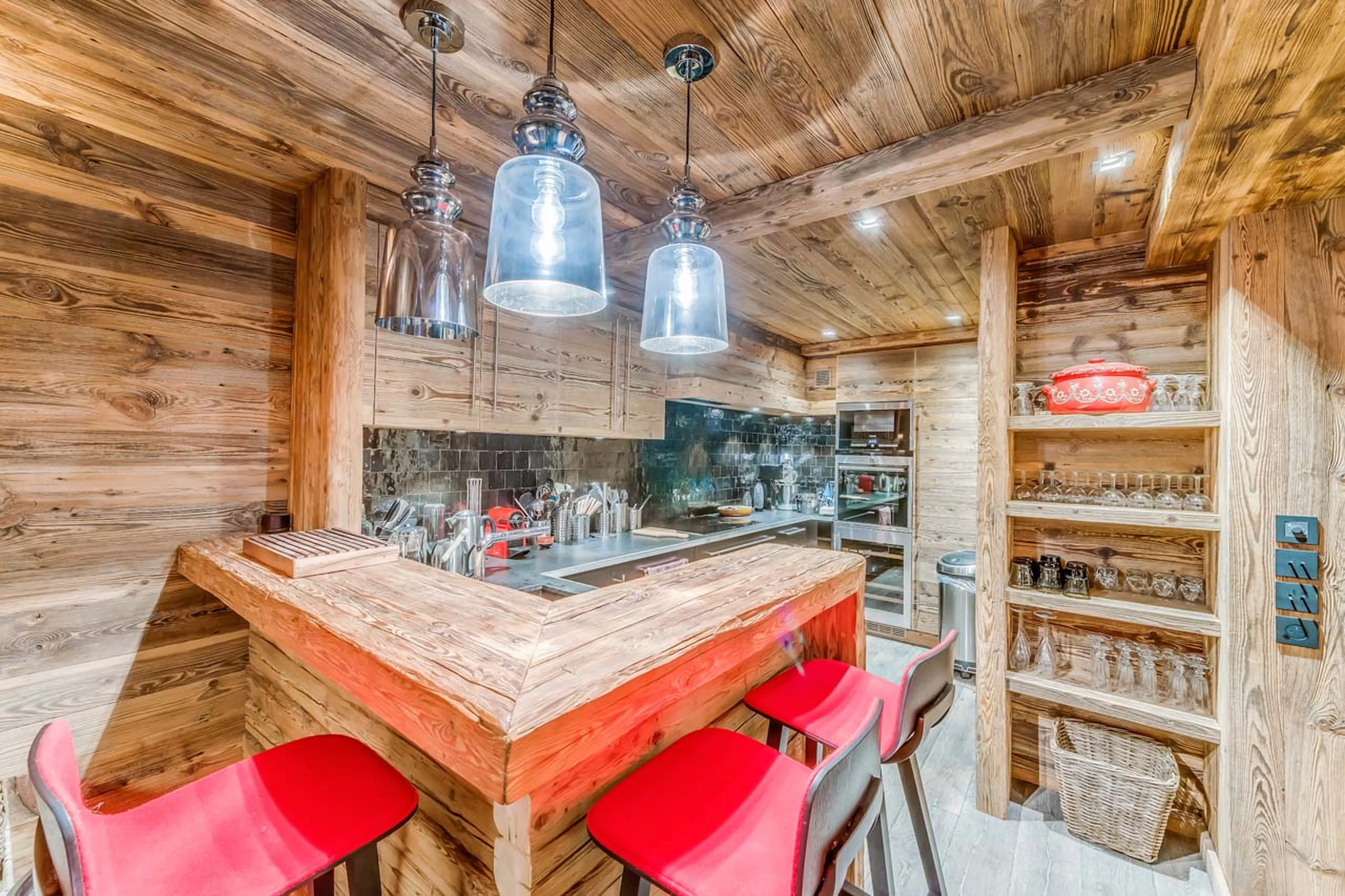 Kitchen at Apartment Les Sorbiers in Val d'Isere