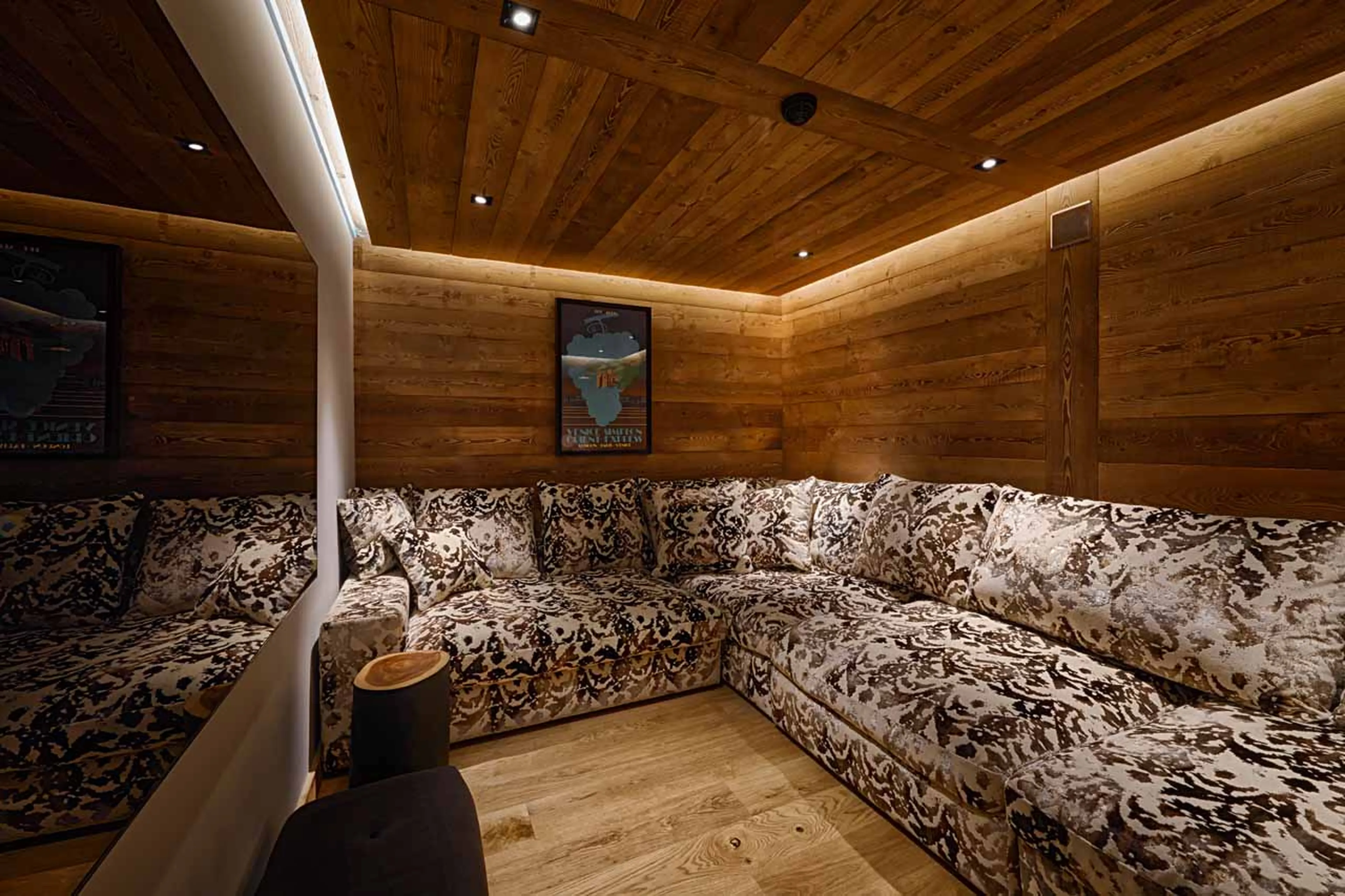 Cinema room at Lodge de Nants in Morzine
