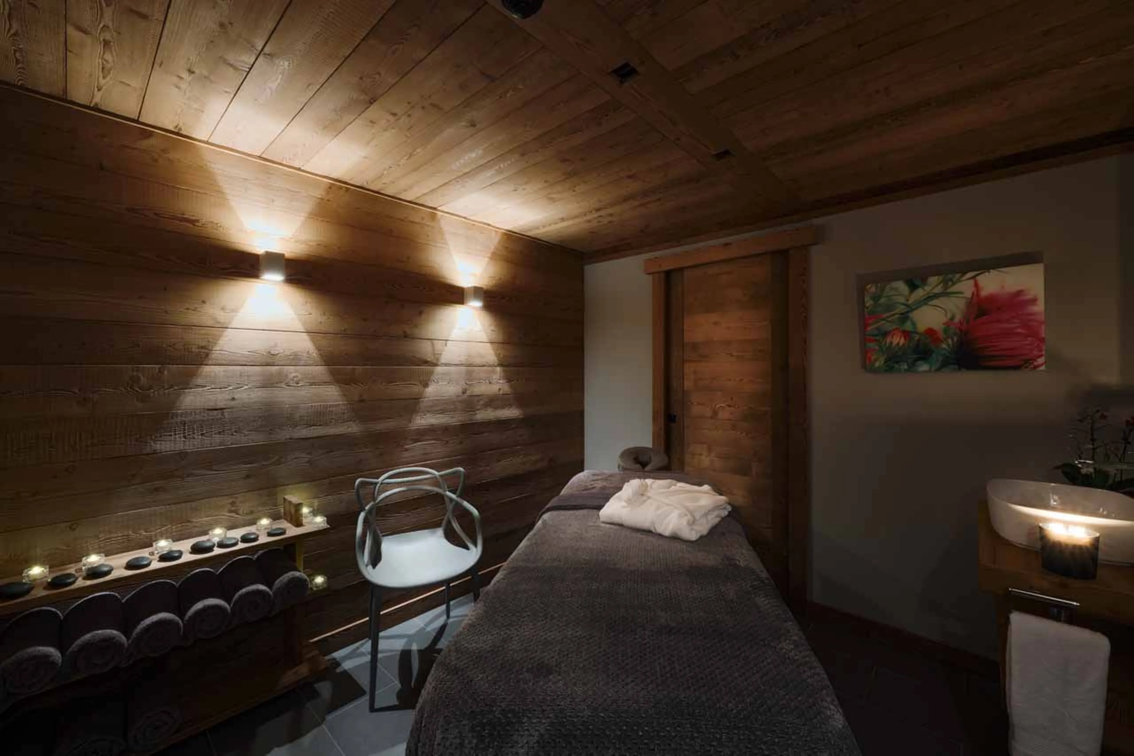 Treatment room at Lodge de Nants in Morzine