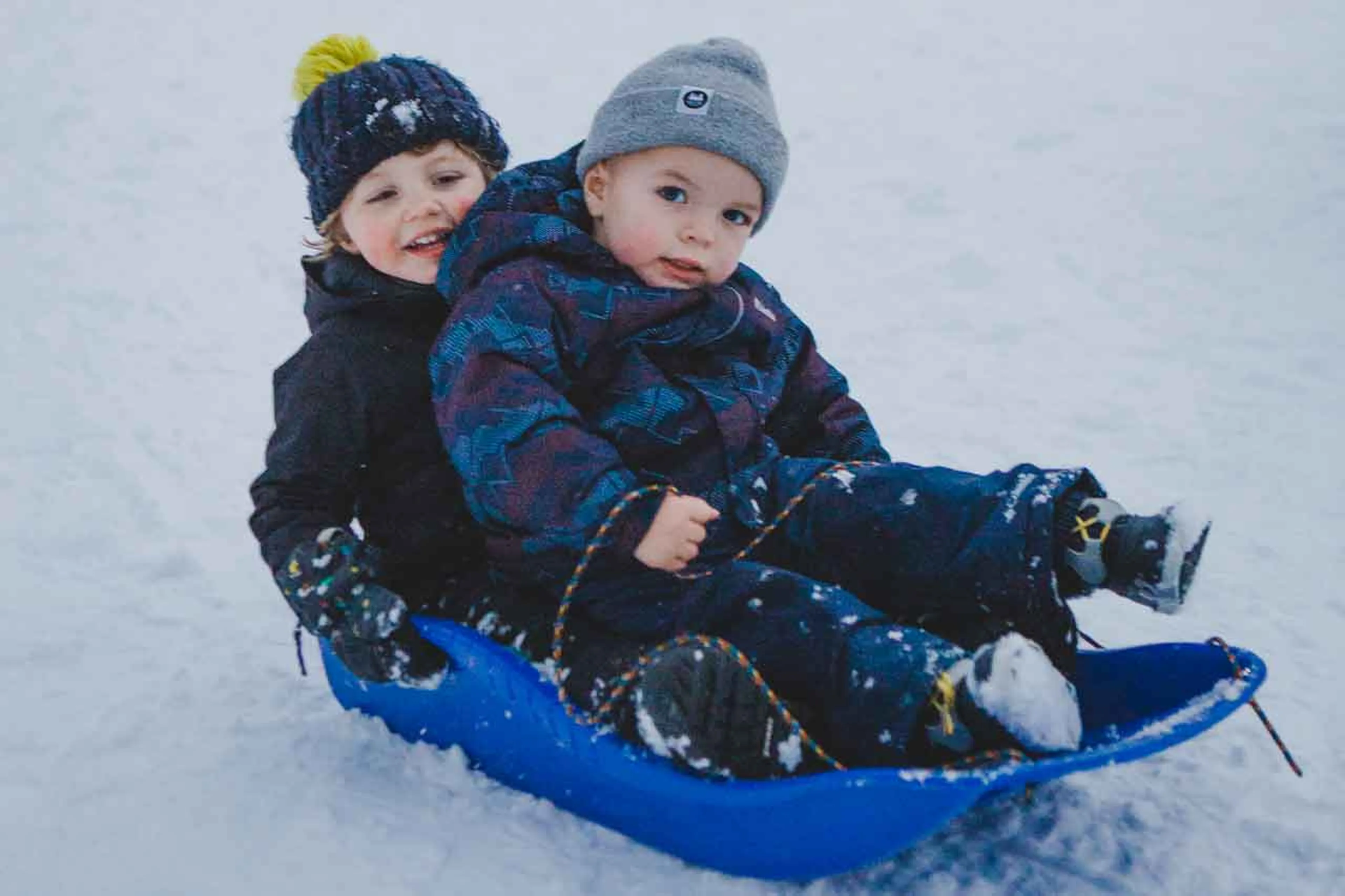 Tobogganing in Morzine