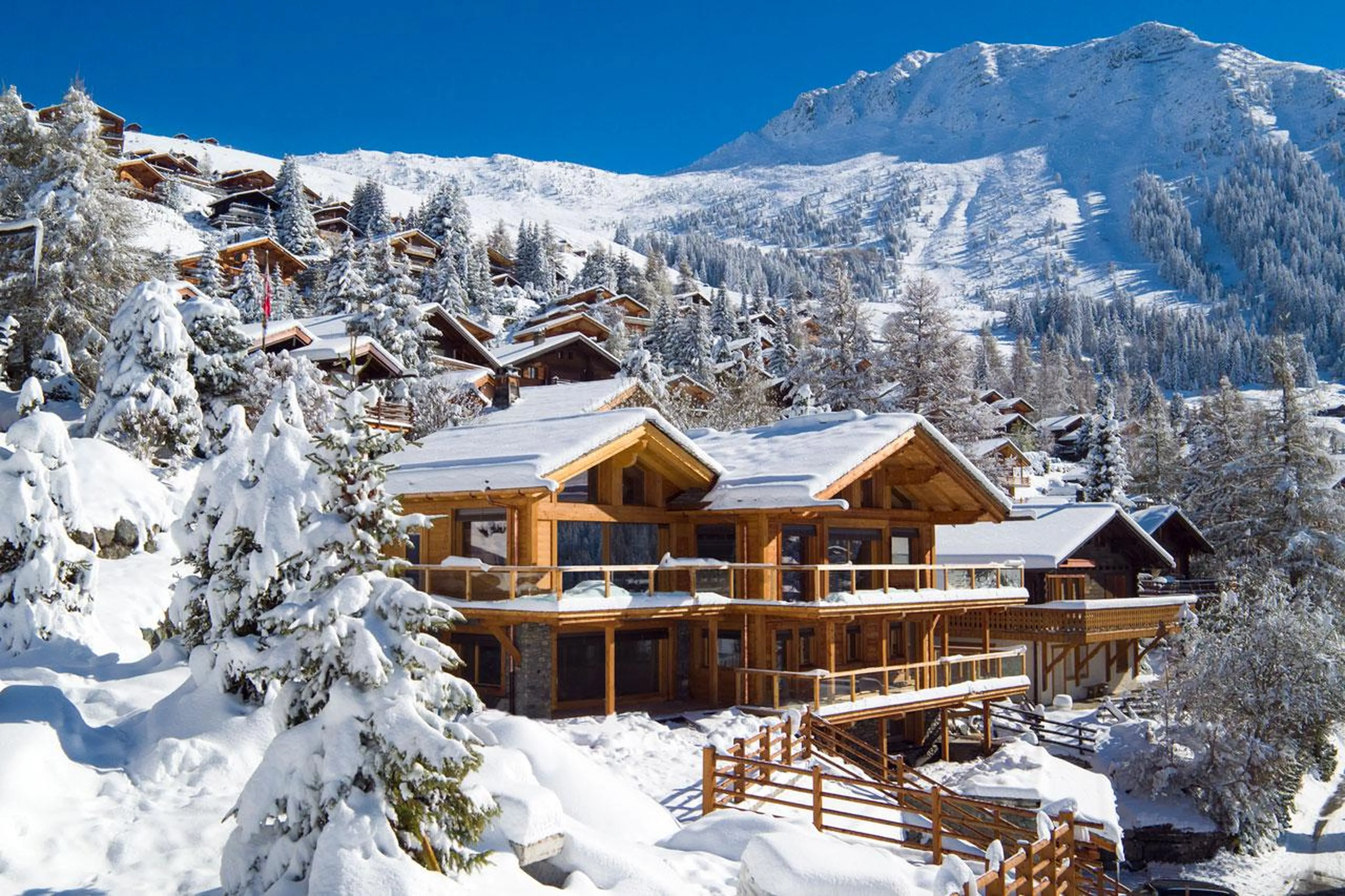 View of Chalet Les Etrennes in Verbier