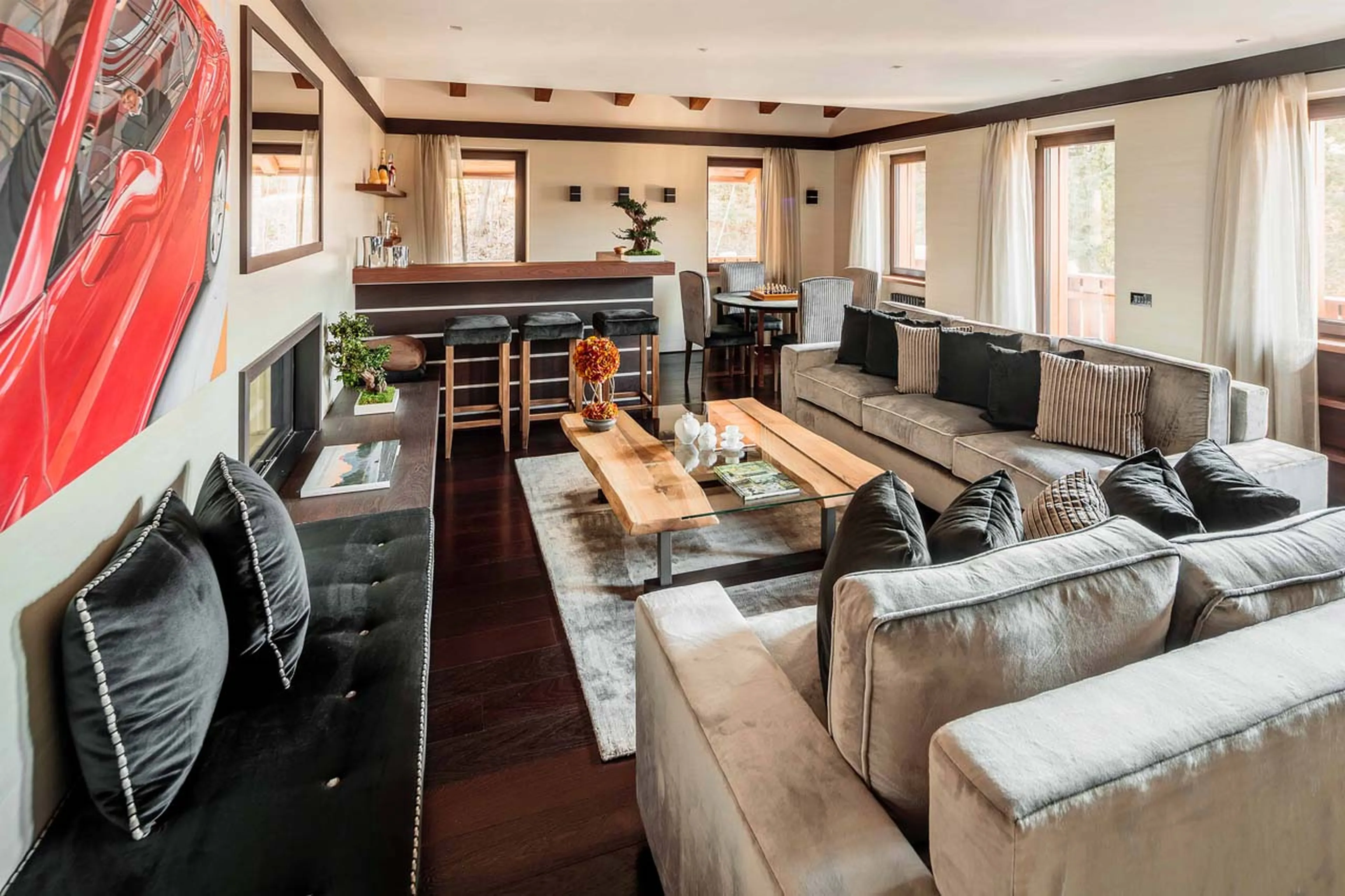 Living area at Chalet LV | 02 in Cortina
