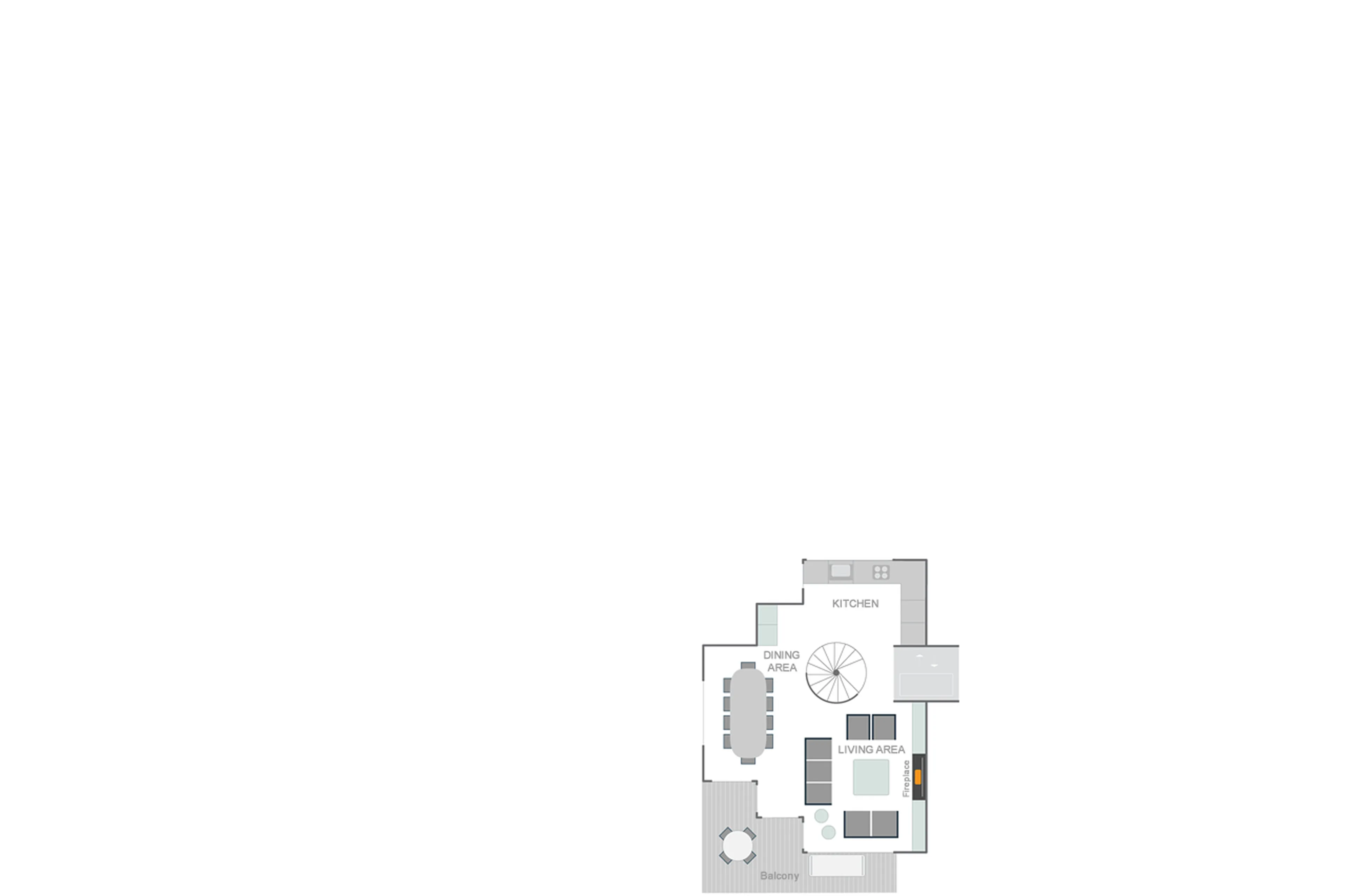 Level 3 floor plan of Lyskamm Lodge in Zermatt